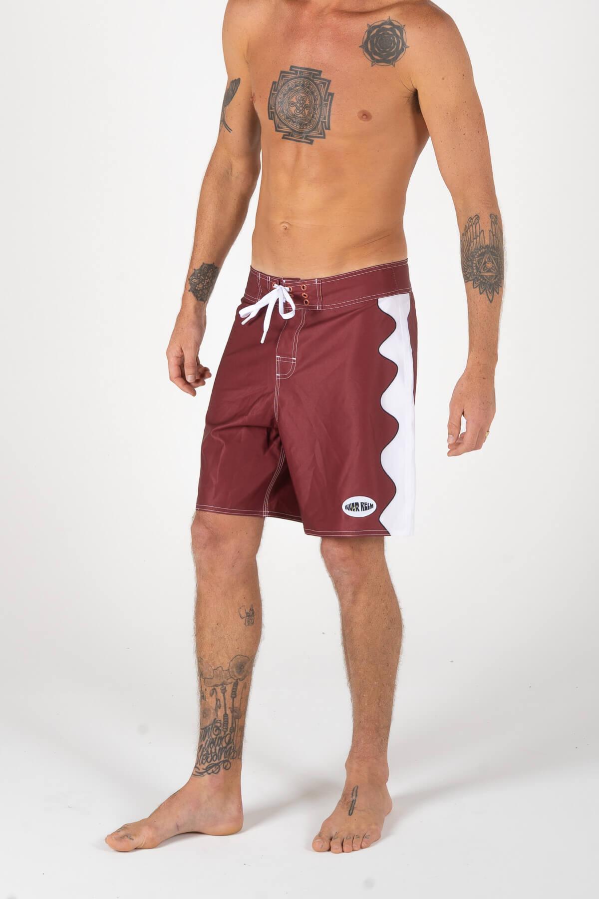 Swervy Trunks | Maroon