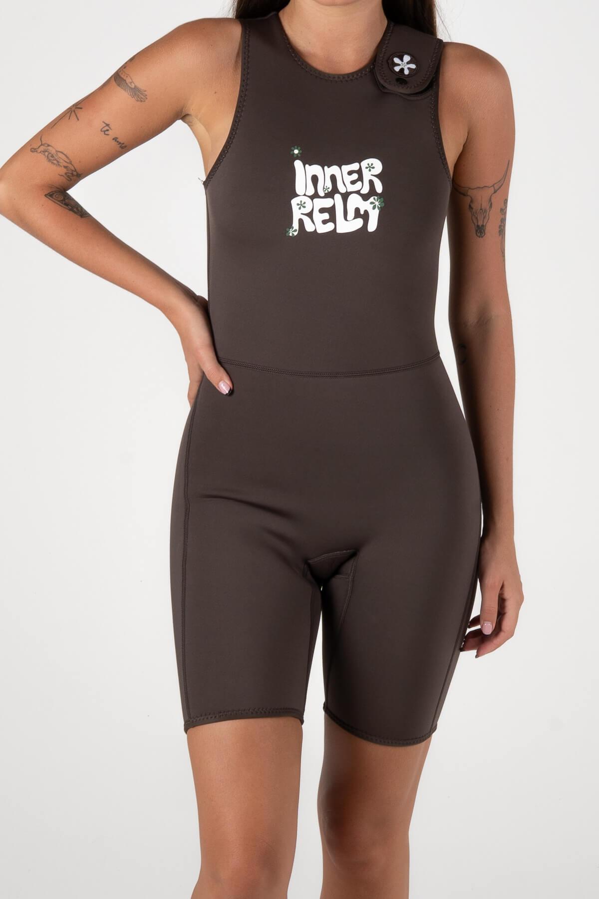 Brown wetsuit front view