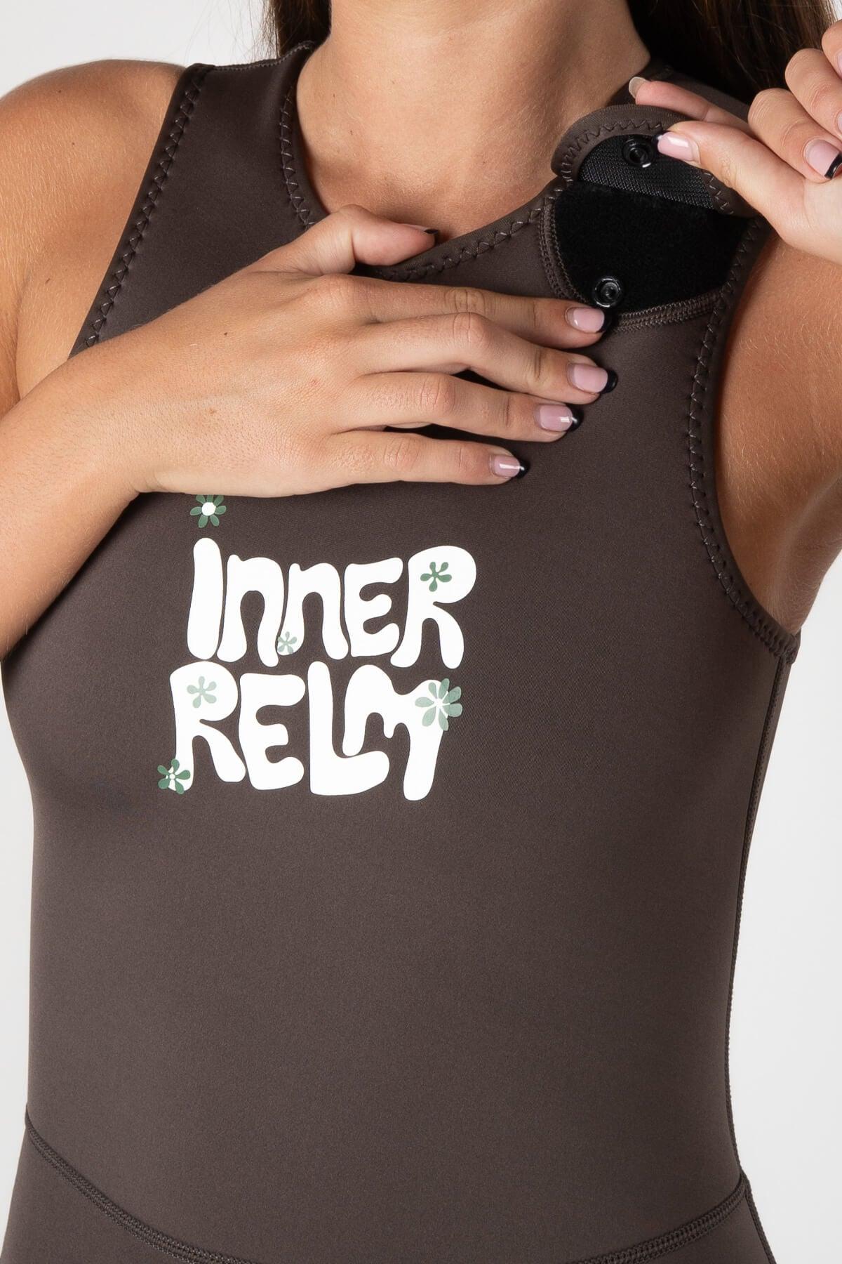 Green wetsuit side view