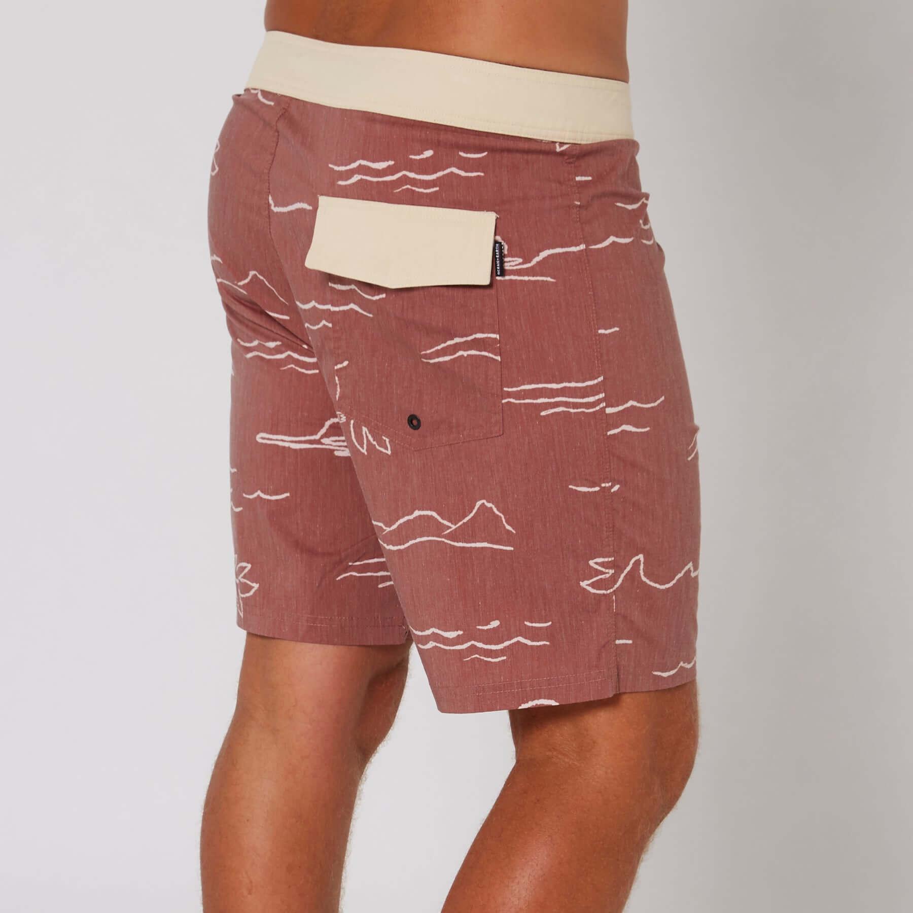 Jammer 18" Boardshort - Brick