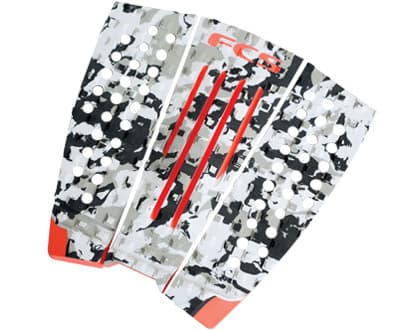 FCS Julian Wilson Grom Surf Traction Pad - Camo & Orange