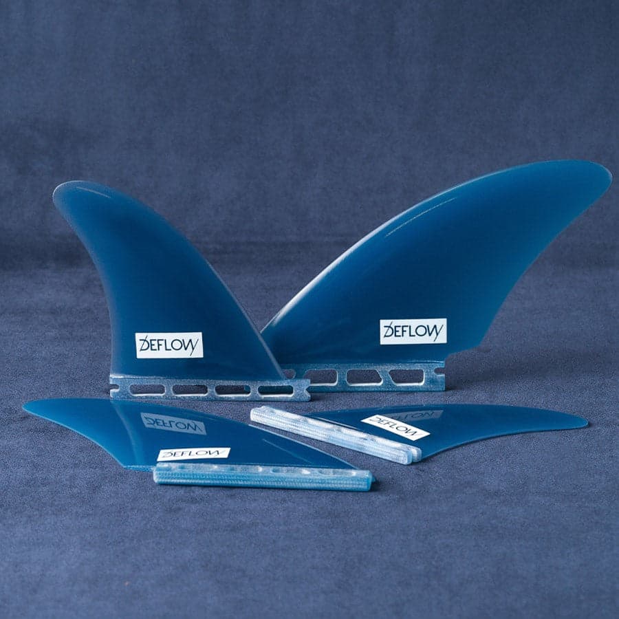 Bravosurf | DEFLOW QUAD FINS KEEL QUAD - FUTURES BASE | Blue