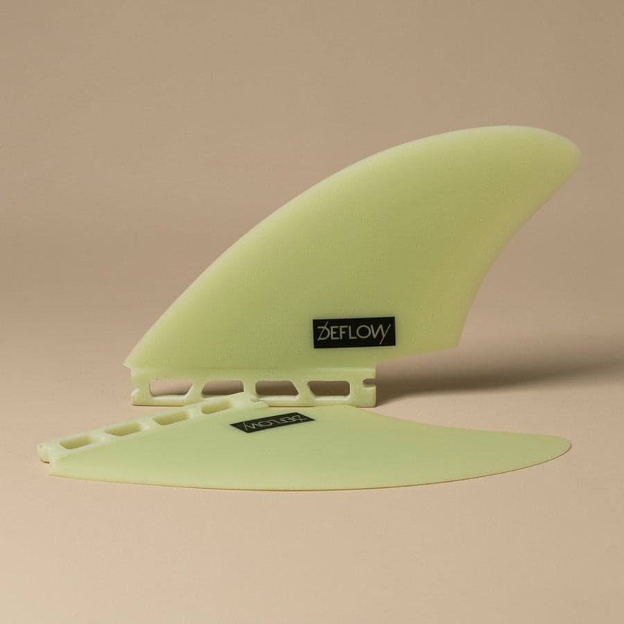 Bravosurf | DEFLOW TWIN FINS KEEL - FUTURES | White