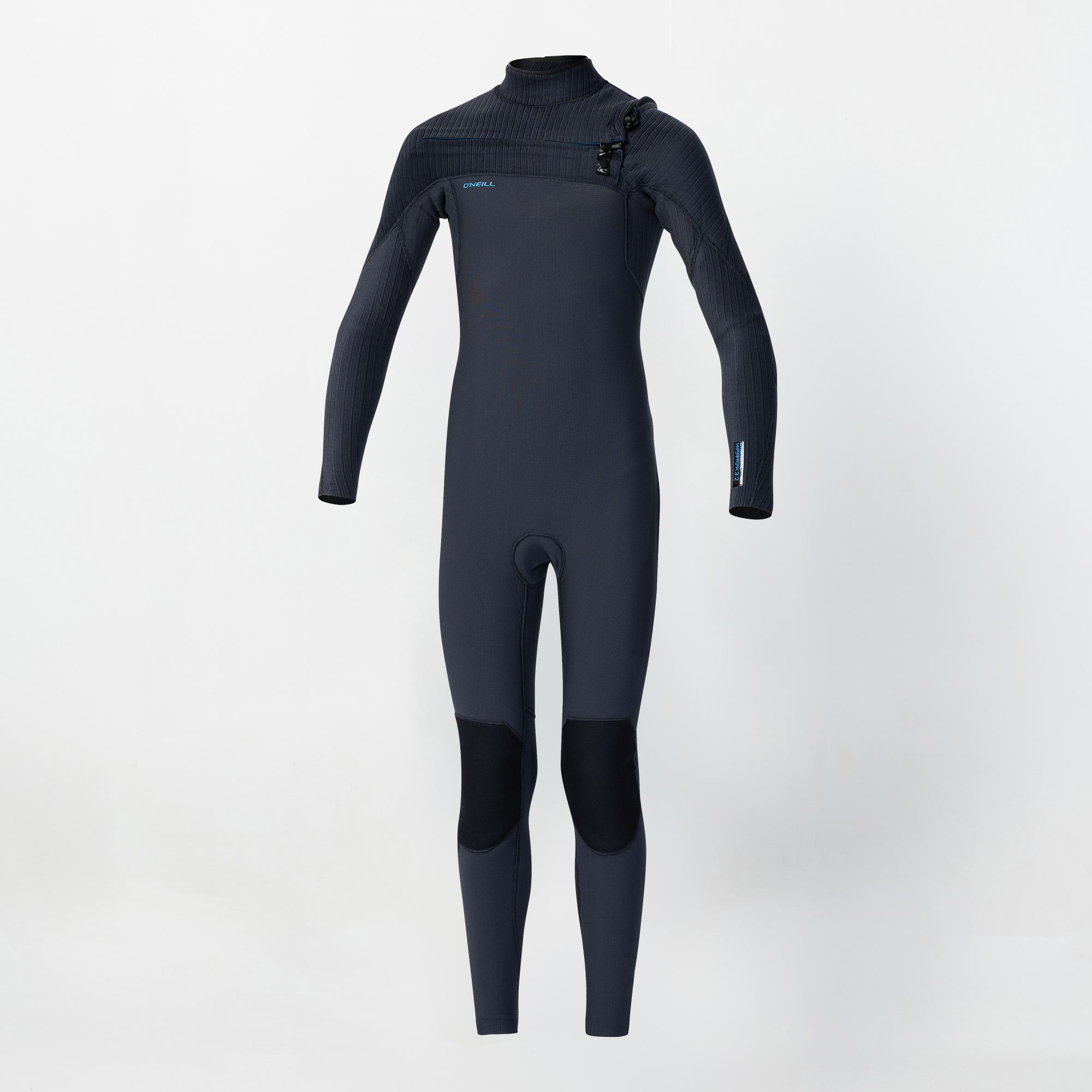 Boy's HyperFreak 4/3+ Steamer Chest Zip Wetsuit - Gunmetal
