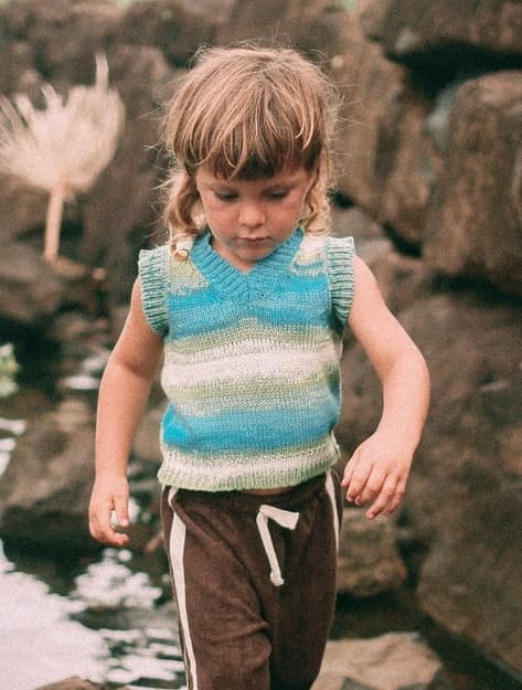 Kids Knit Vest
