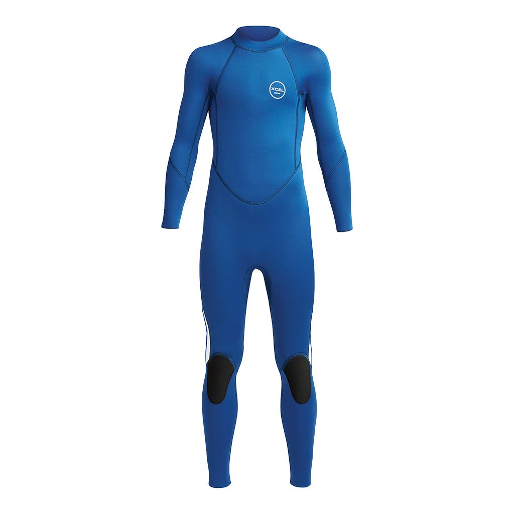 Youth Axis 3/2mm Steamer Wetsuit - Faint Blue