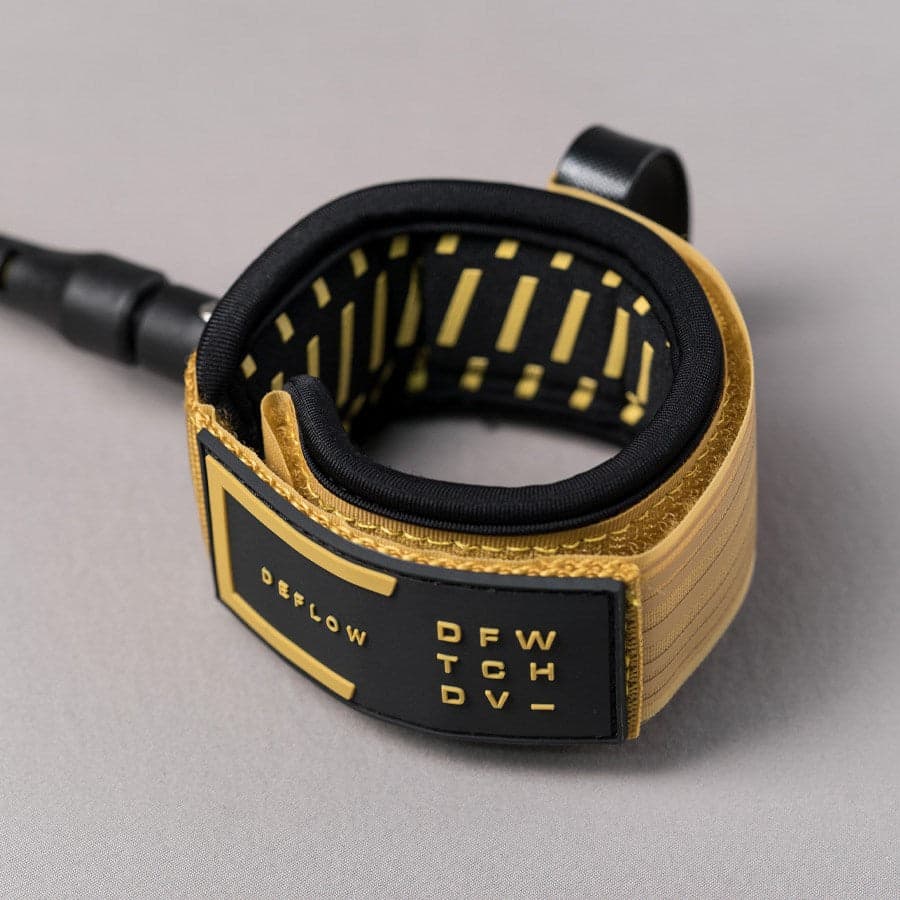 Bravosurf | DEFLOW PERFORMANCE LEASH 6FT 7MM | Mustard