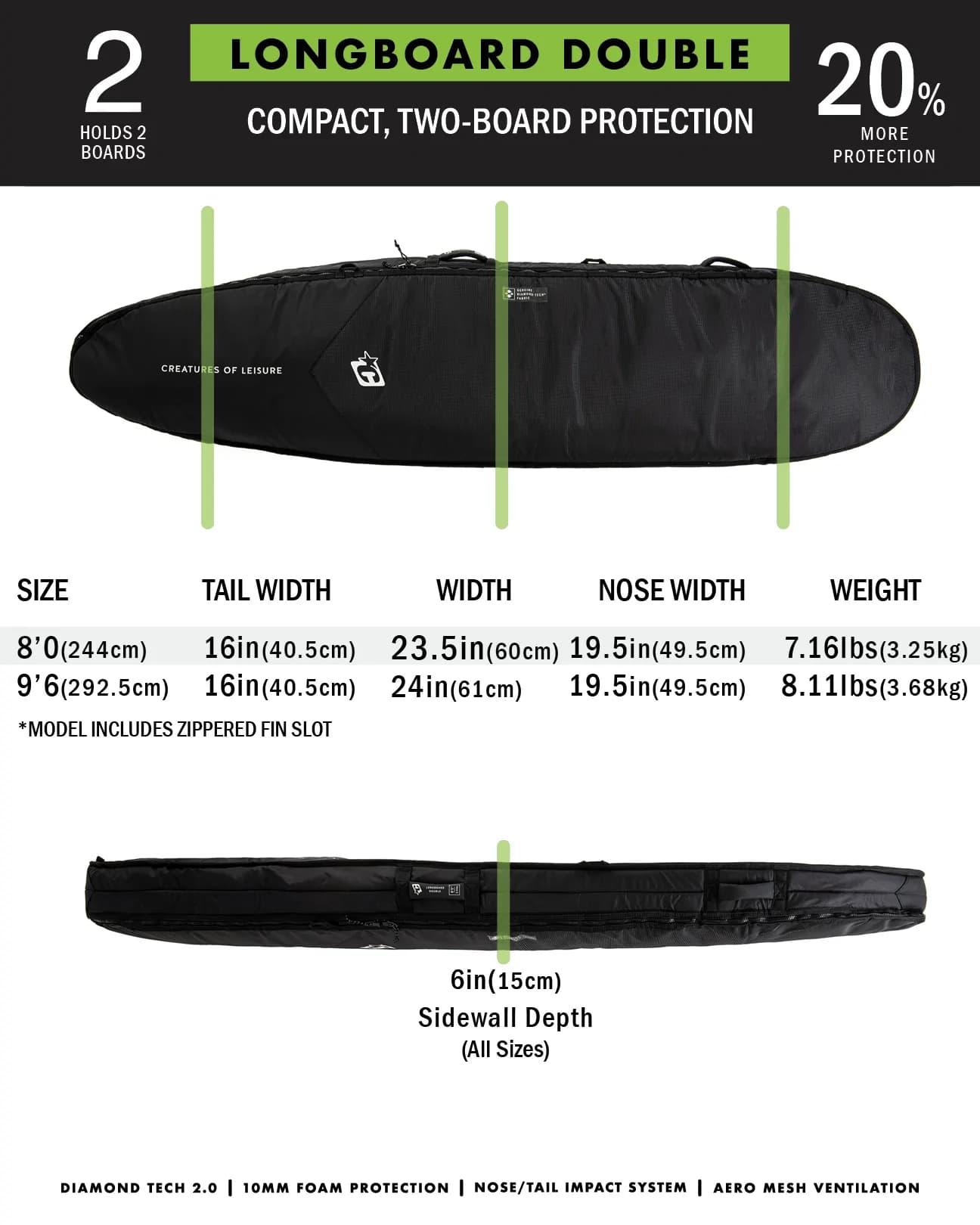 Double Longboard Bag DT2.0 6