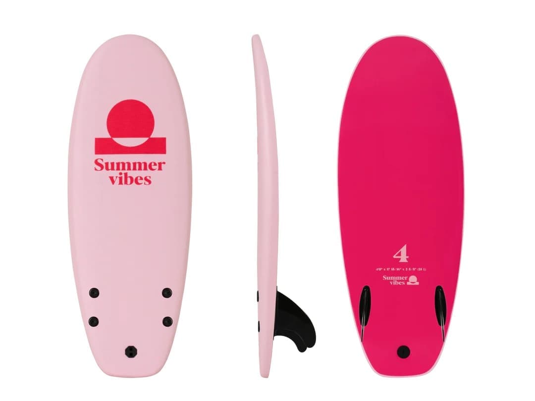 Summer vibes Grom 4' Softboard - Pink 