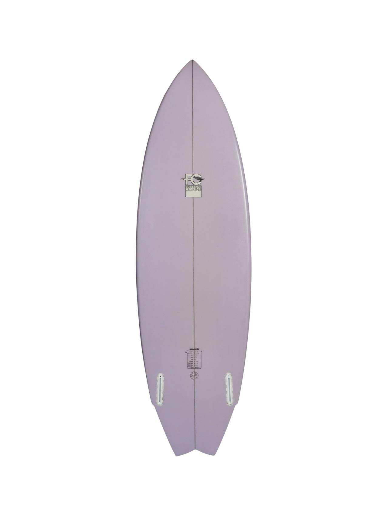 Mako Twin - Light Purple (FCD Surfboards) - 5' 10" x 19.99 x 2.60 x 32.9L 3