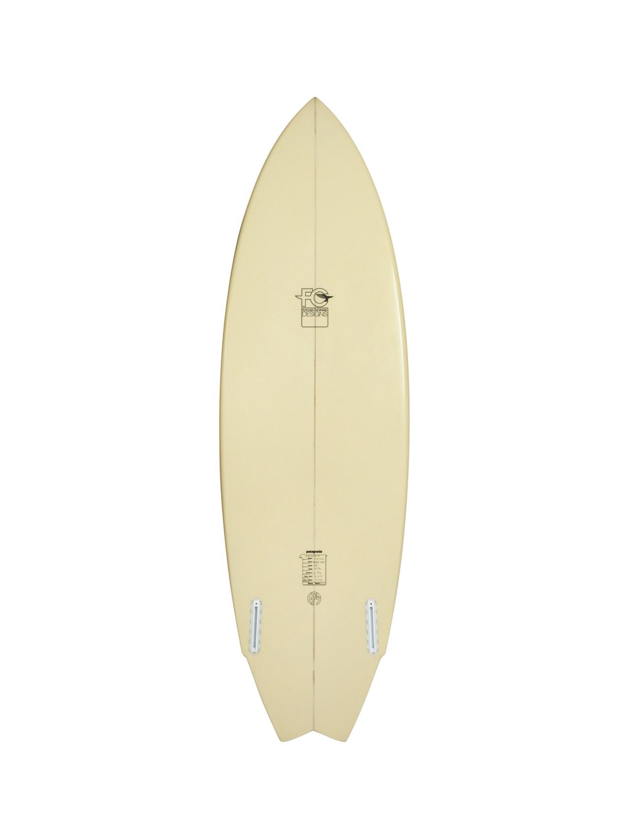 Mako Twin - Beige/Sand (FCD Surfboards) - 5' 8" x 19.71 x 2.57 x 31.2L 3