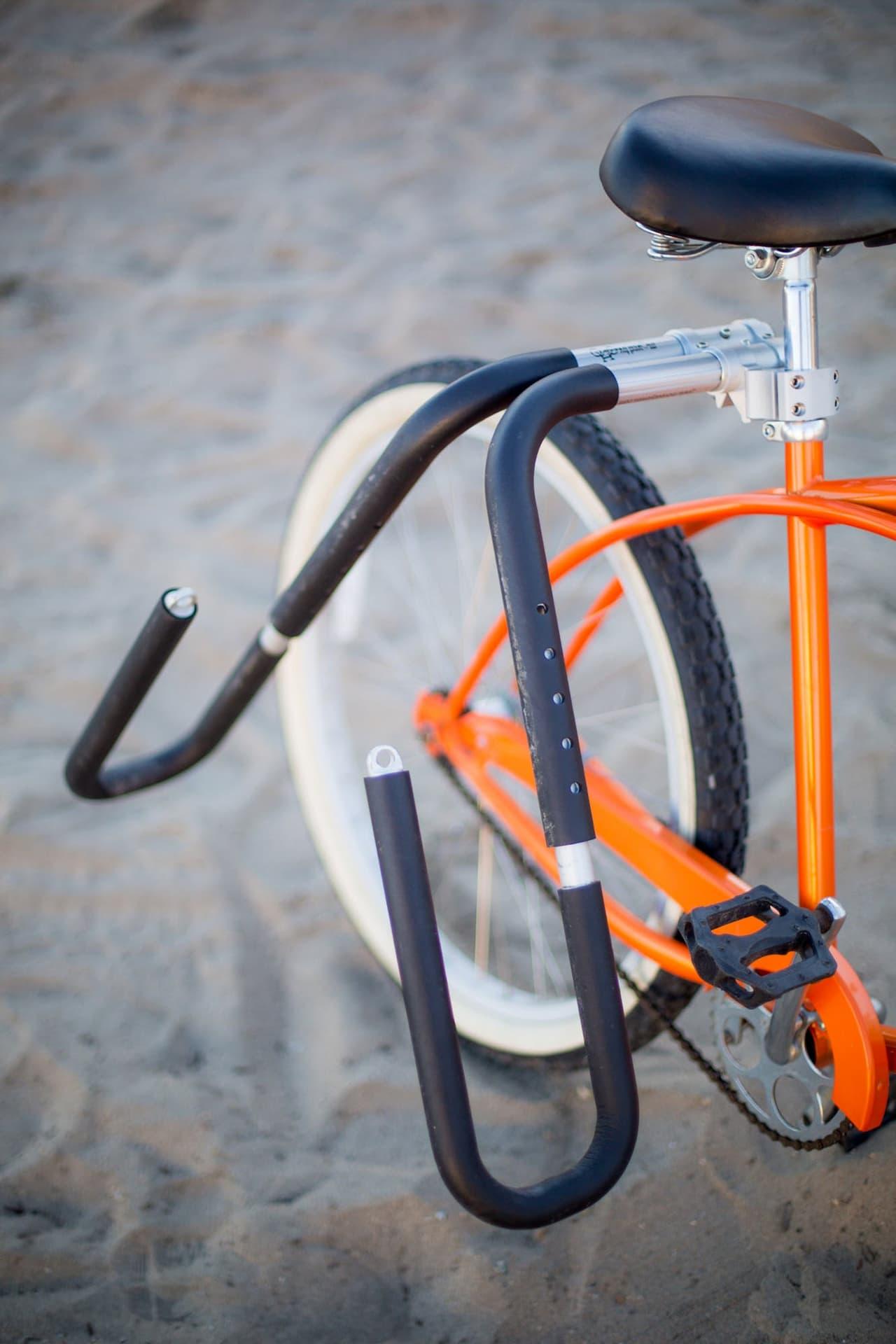 Moved by Bikes mbb shortboard surfboard bike rack padded racks