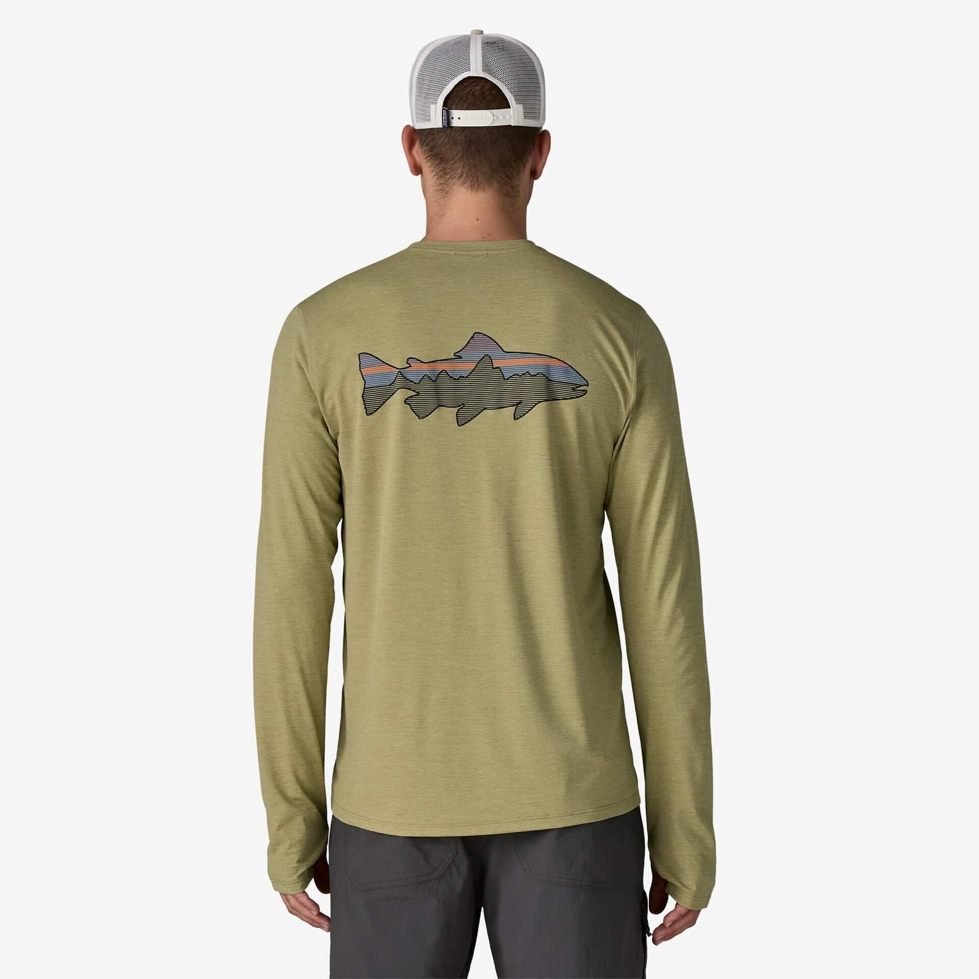 Men’s Long-Sleeved Capilene® Cool Sun Shirt - Fitz Roy Trout