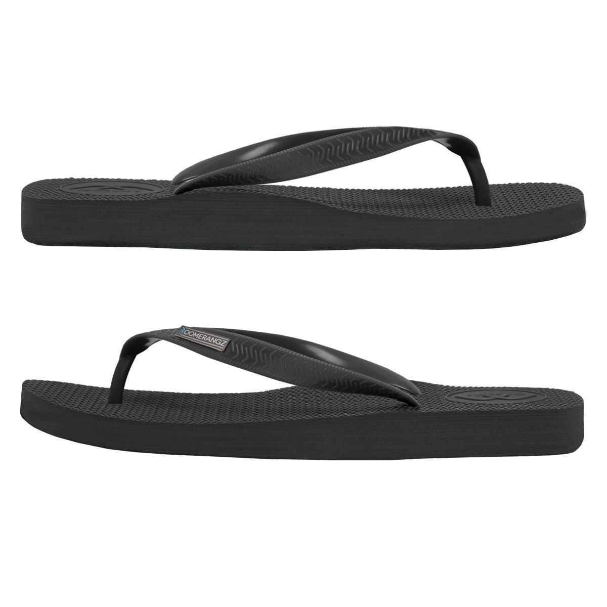 Boomerangz Men's Black Thongs side