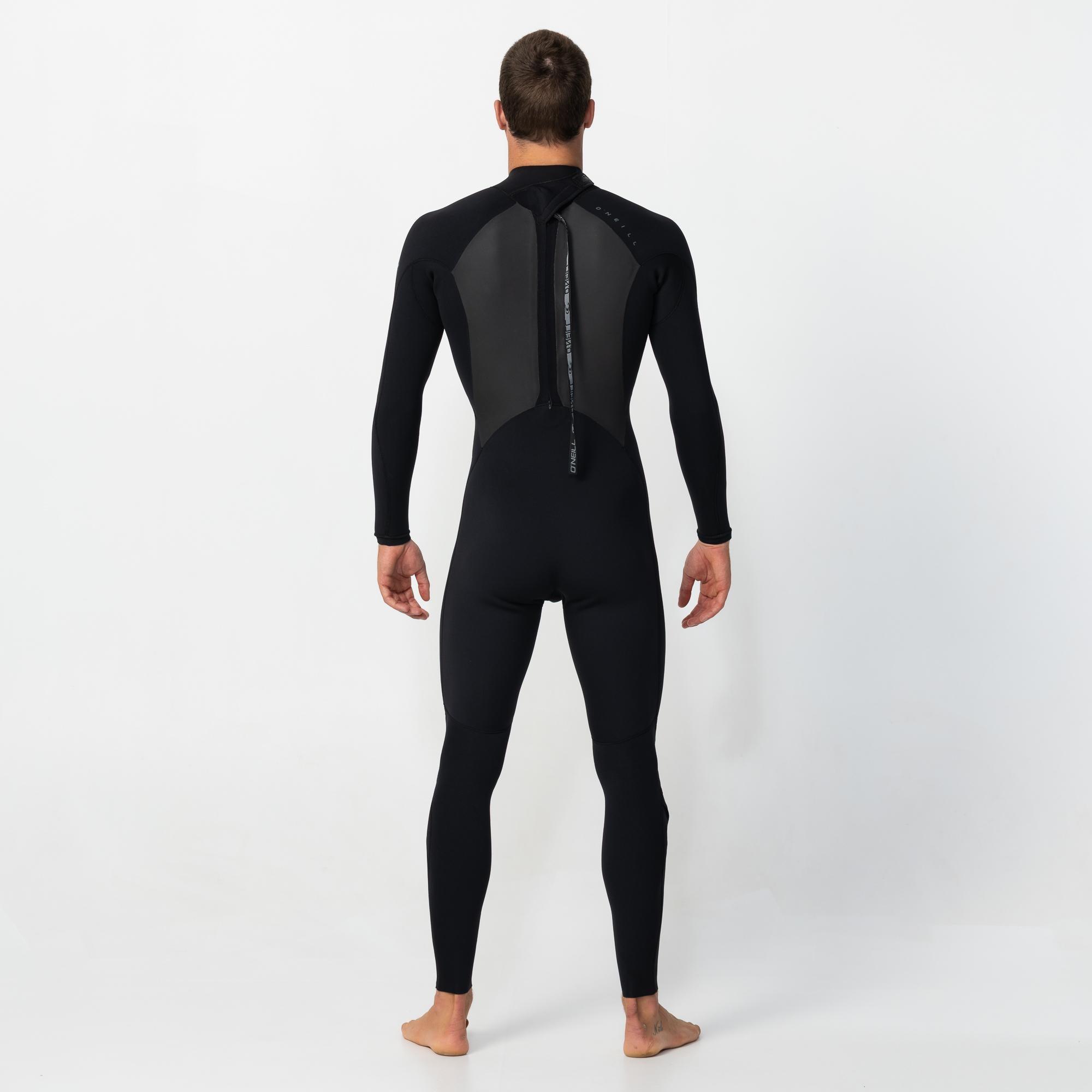 Men's Defender 3/2mm Steamer Back Zip - Black