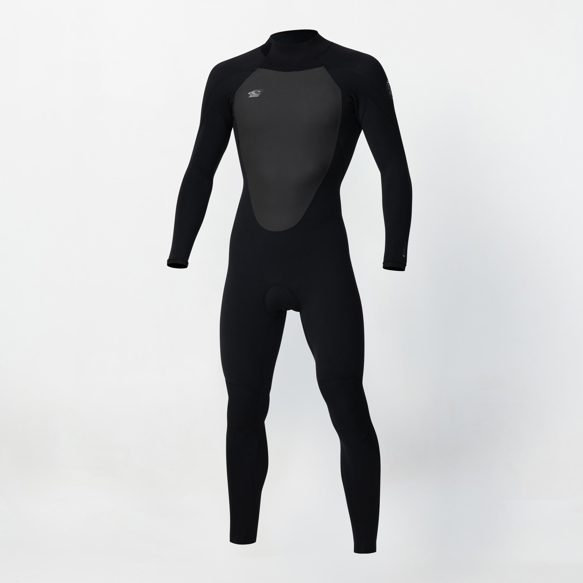 Men's Defender 3/2mm Steamer Back Zip - Black