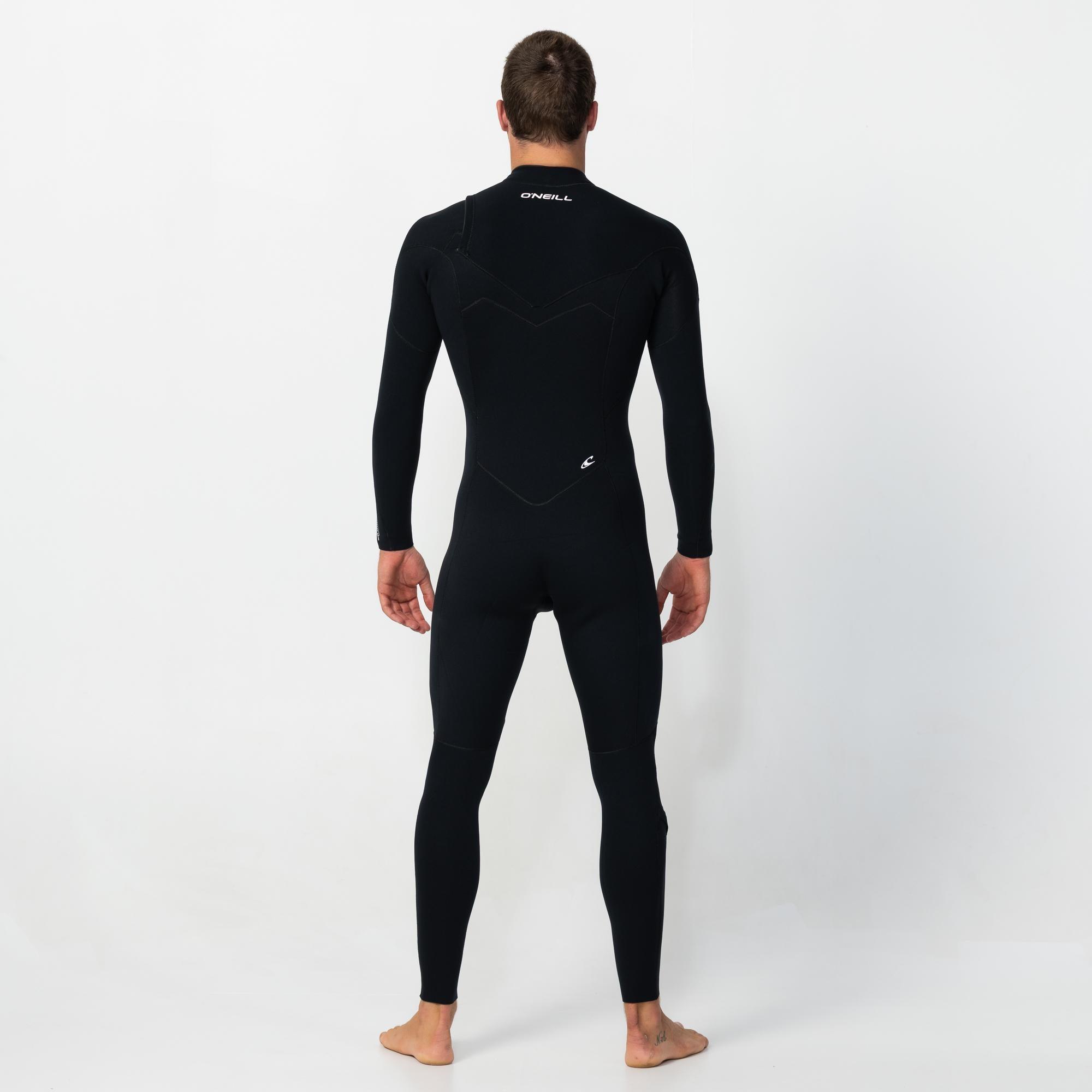 Men's Reactor 3/2mm GBS Steamer Chest Zip - Black