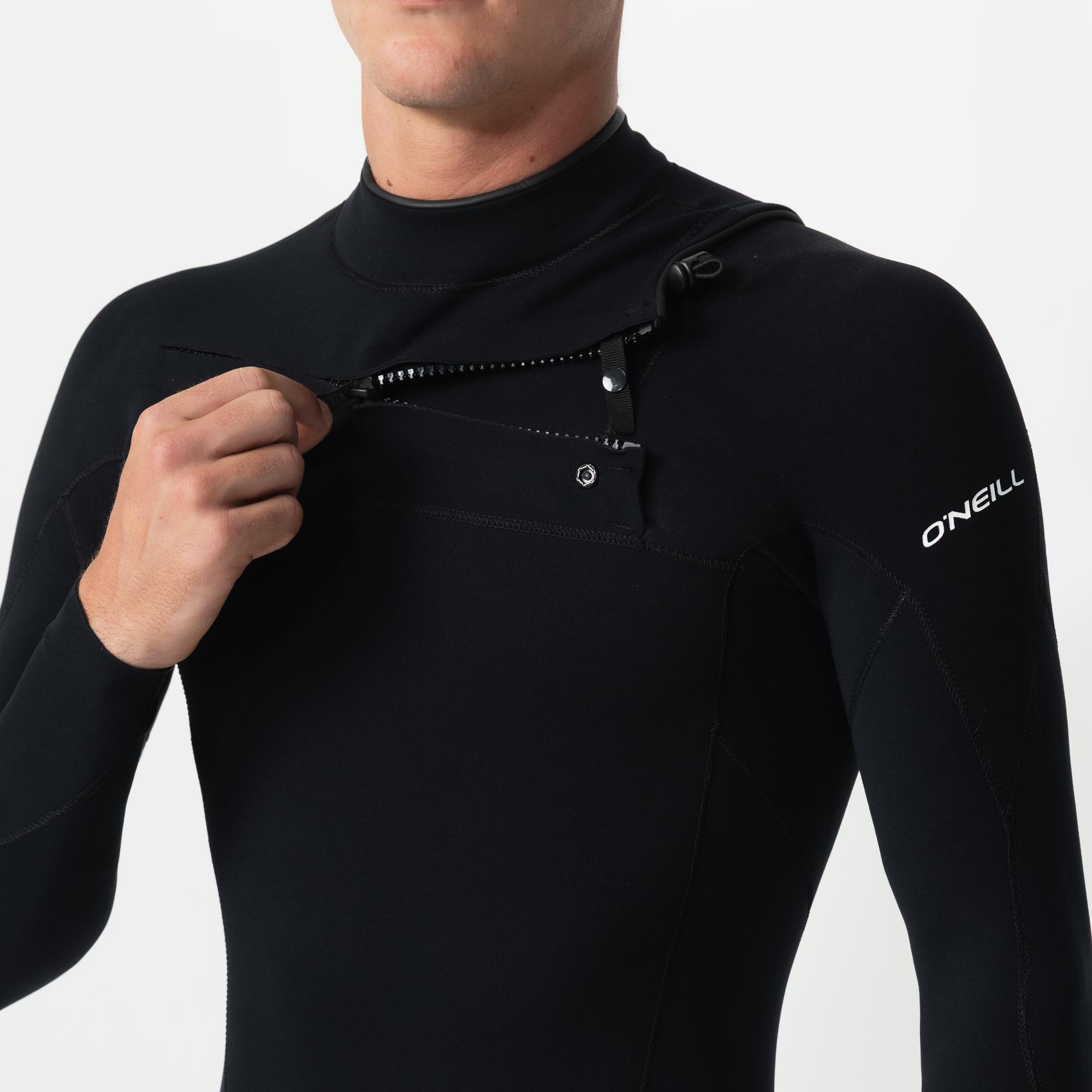 Men's Reactor 3/2mm GBS Steamer Chest Zip - Black