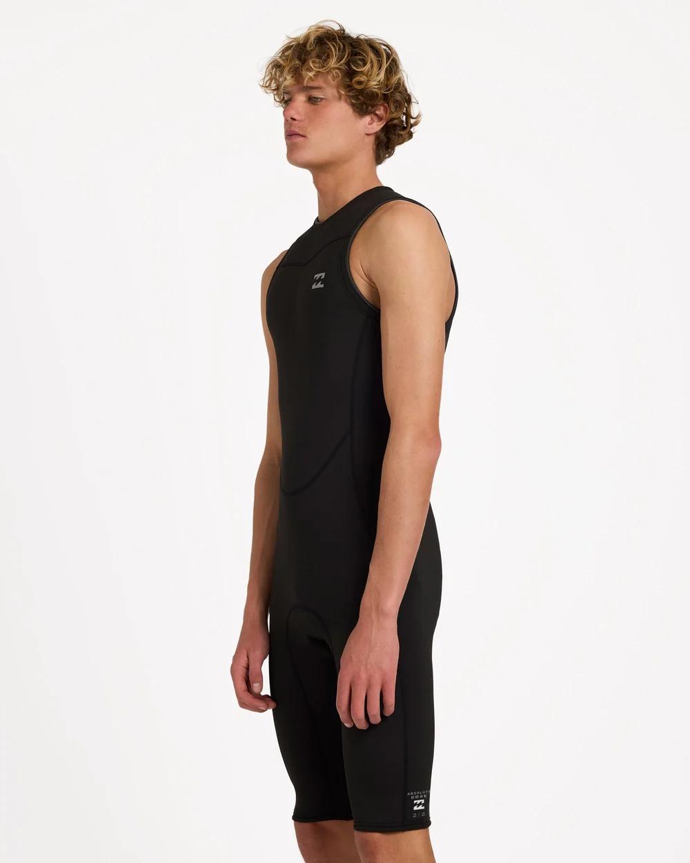 Mens 2/2 mm Absolute Short John Springsuit