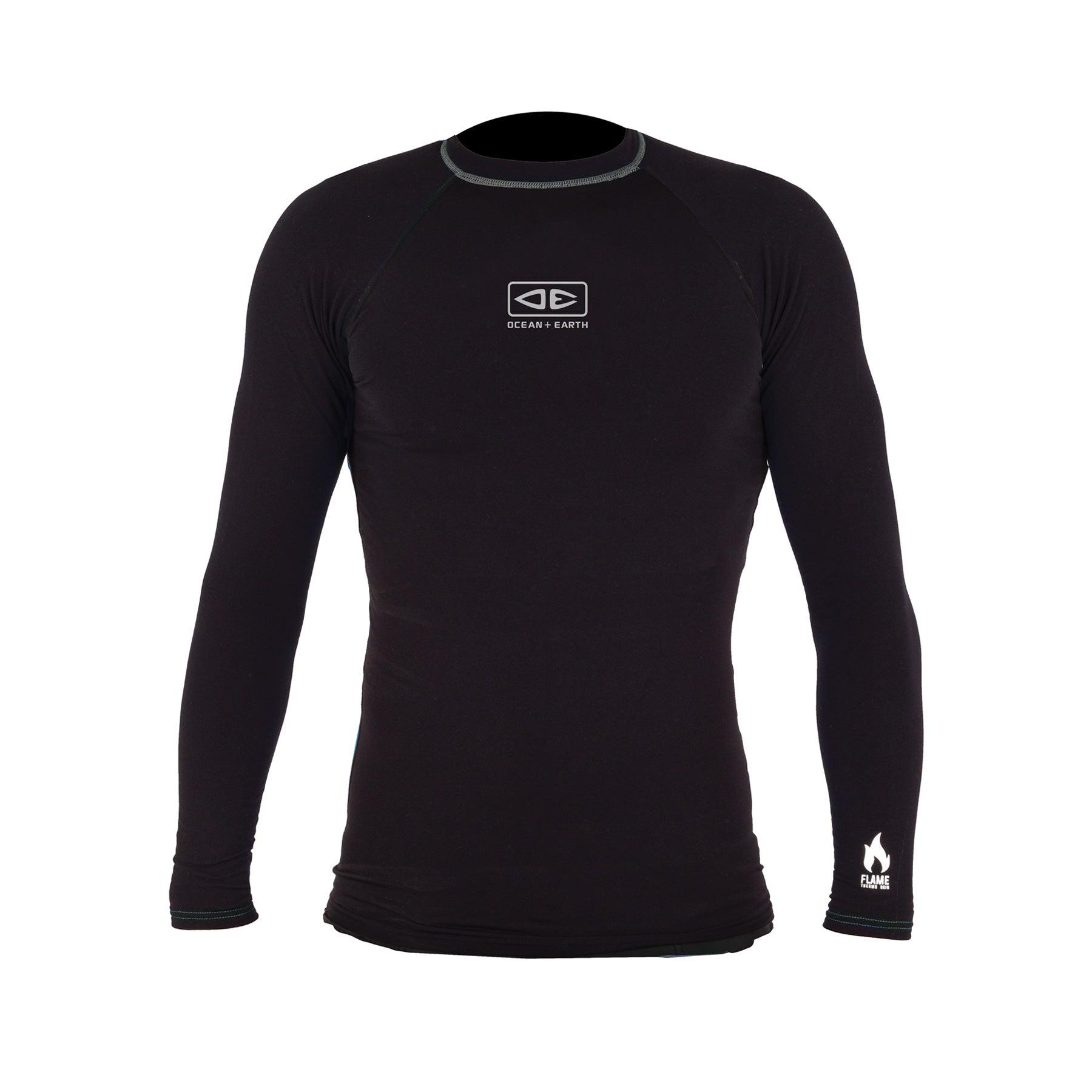 Rash Vest | Mens Flame Thermo Long Sleeve Skin | Ocean and Earth