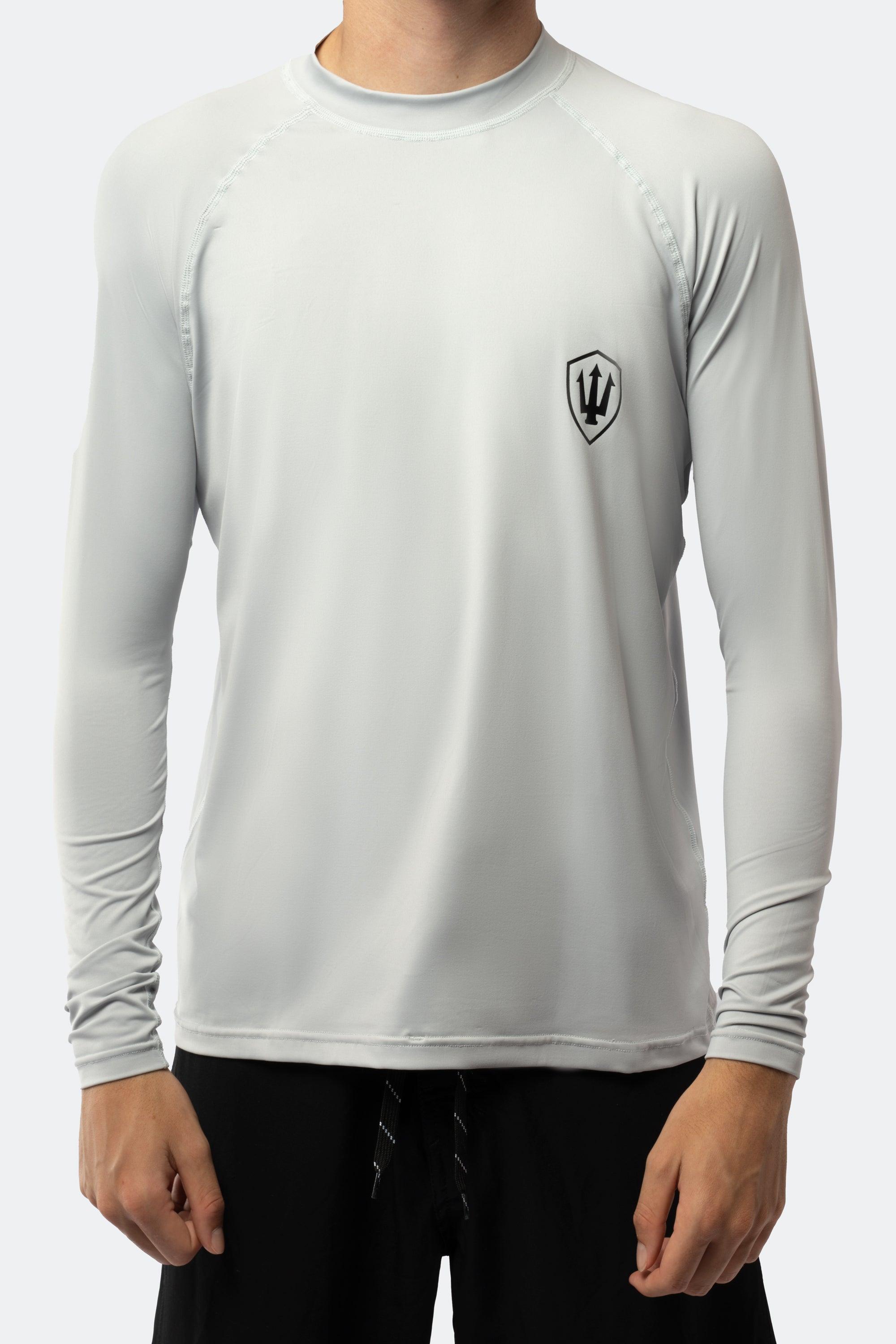 Mens L/S Relaxed Fit Rash Shirt - Smoke