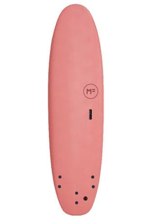 SUPERSOFT TRI 6'6 - CORAL/MERLOT deck