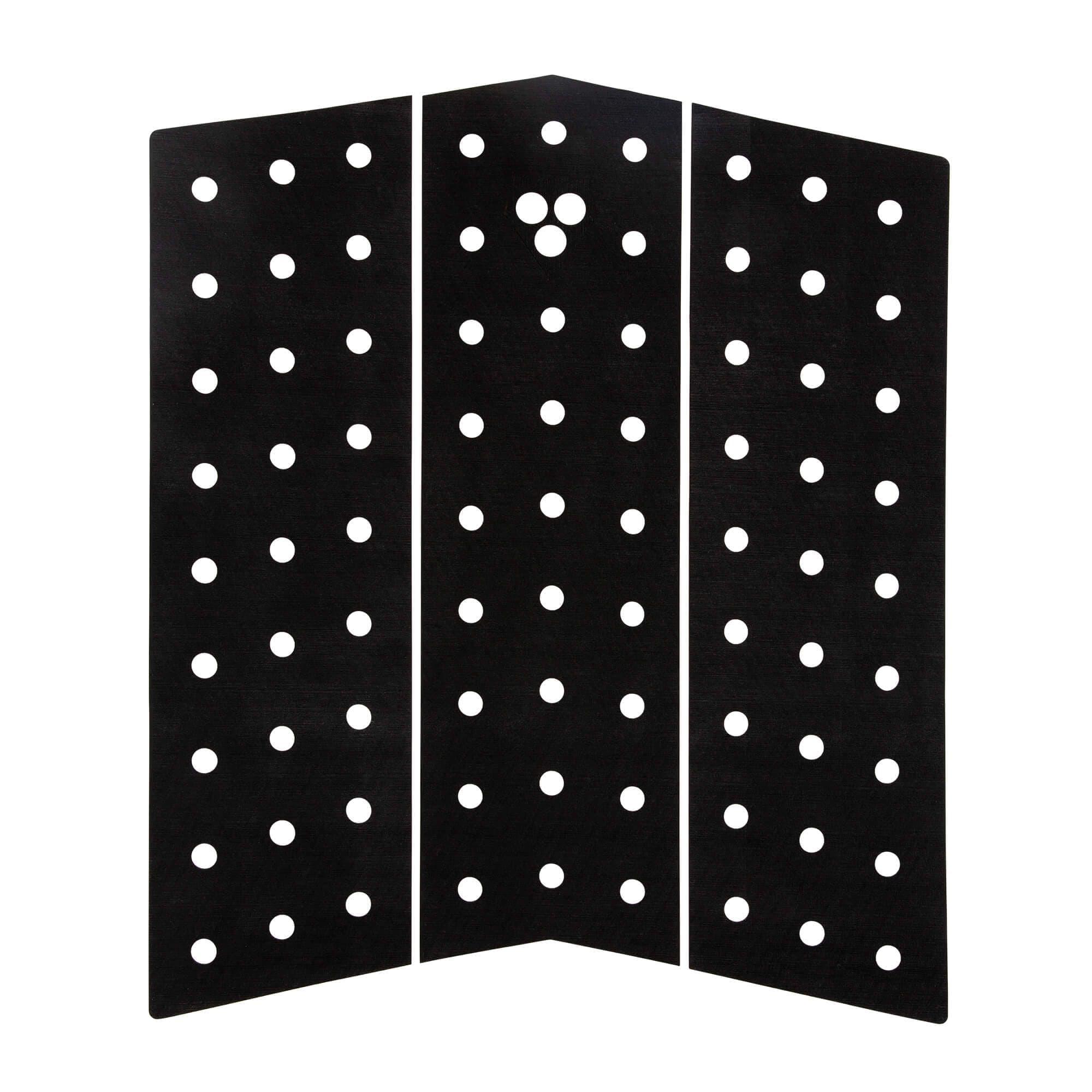 Gorilla Skinny Mid Deck Three Tail Pad-Black