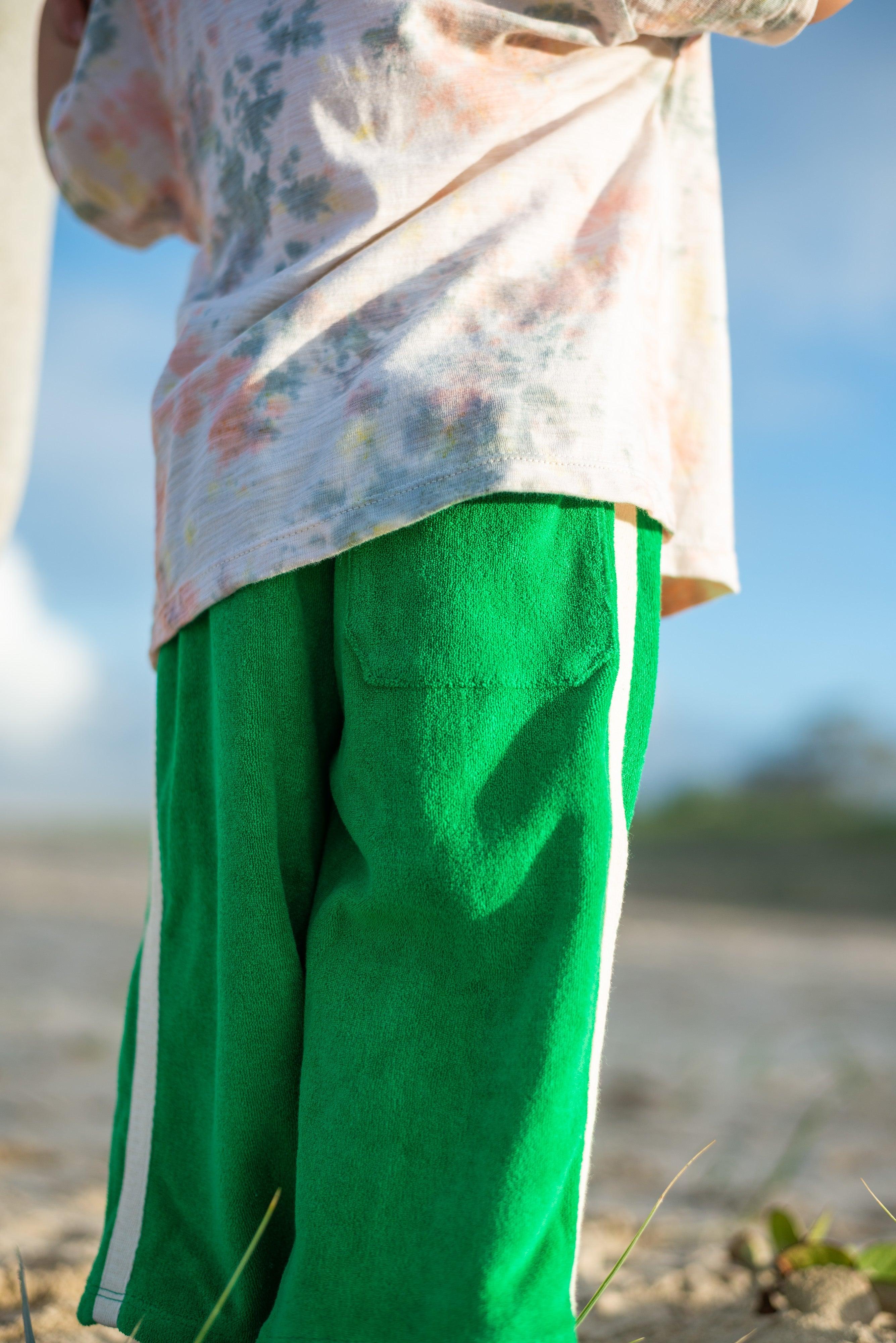 Back view of Mini Terry Pant