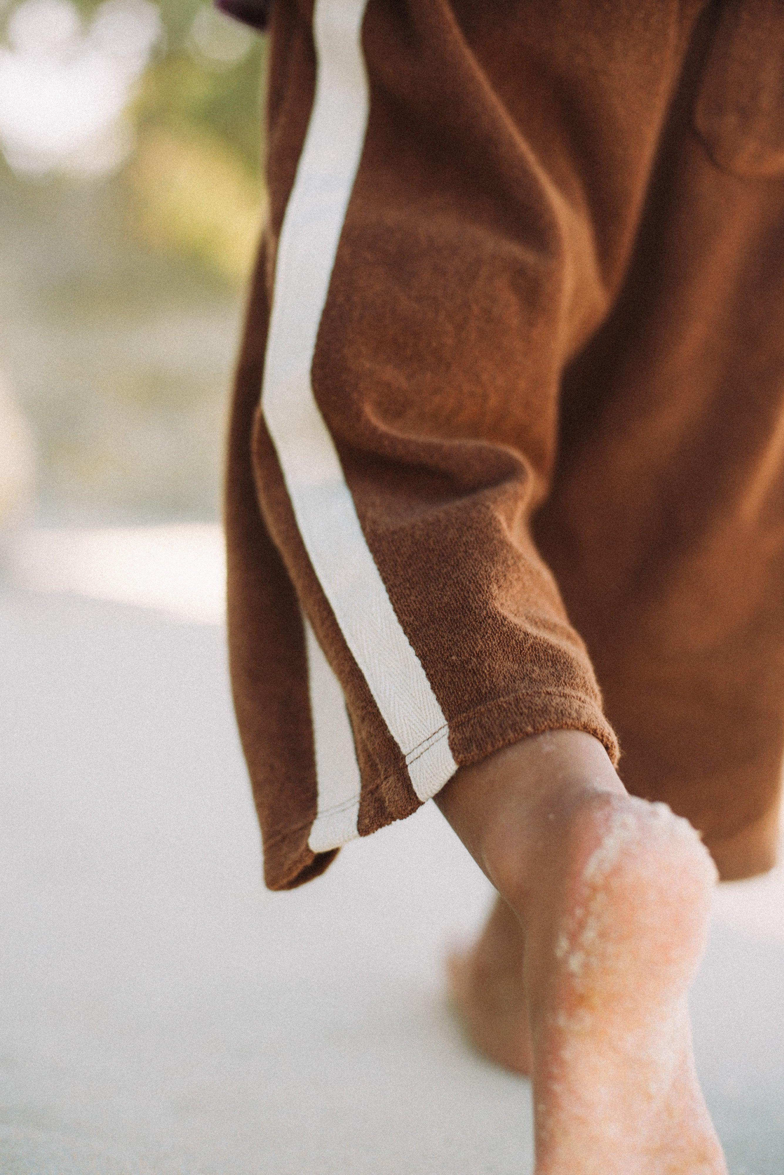 Mini Terry Pant in Brown - Atmosea