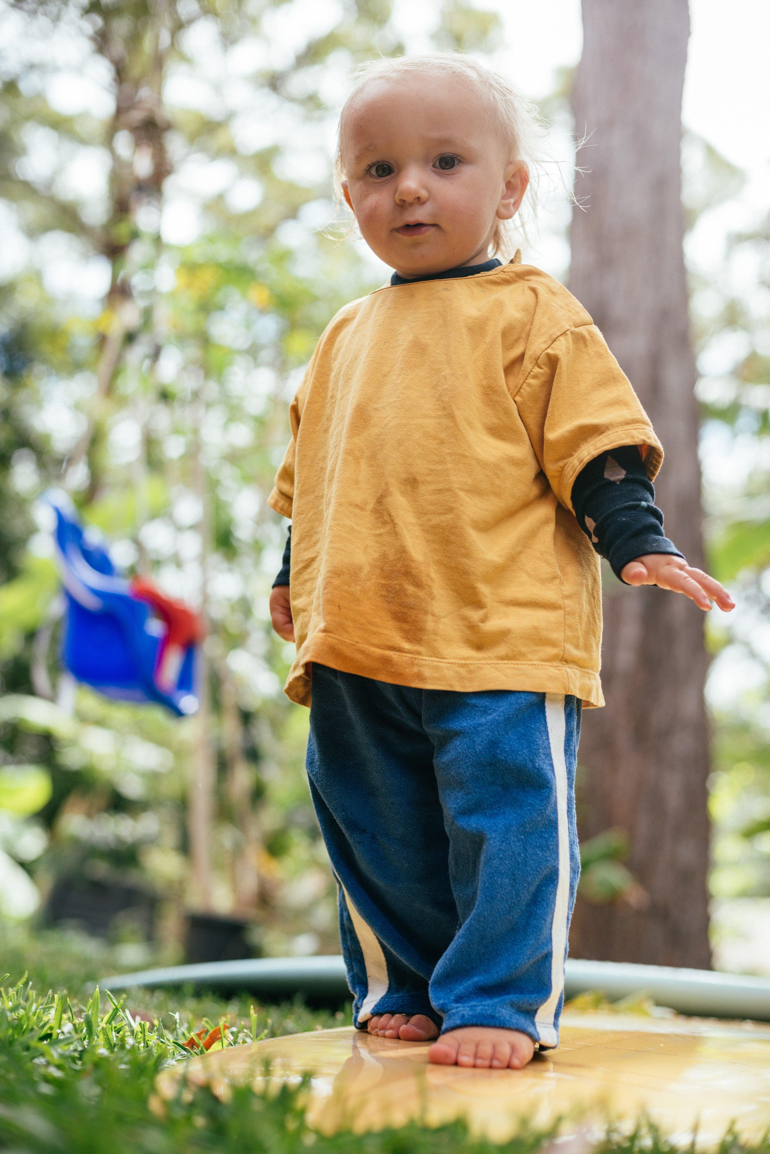Mini Terry Pant in Cobalt - Atmosea