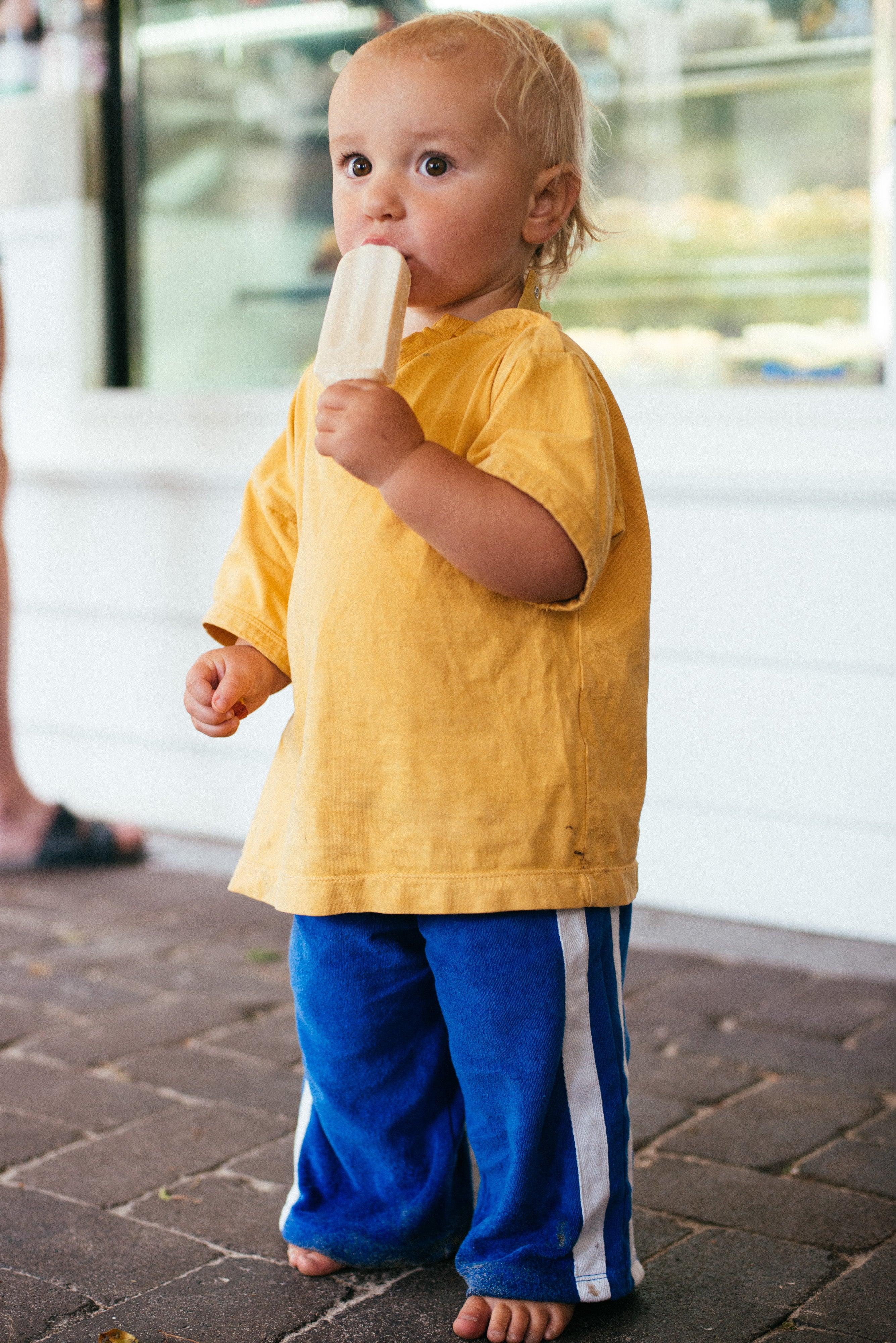 Mini Terry Pant in Cobalt - Atmosea