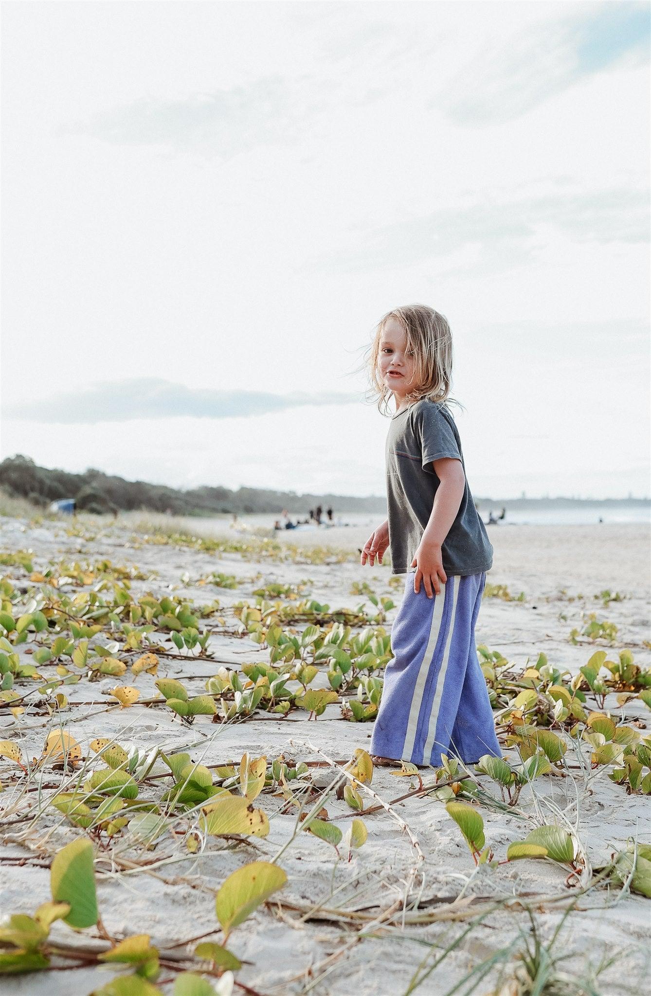 Mini Terry Pant in Lavender - Atmosea