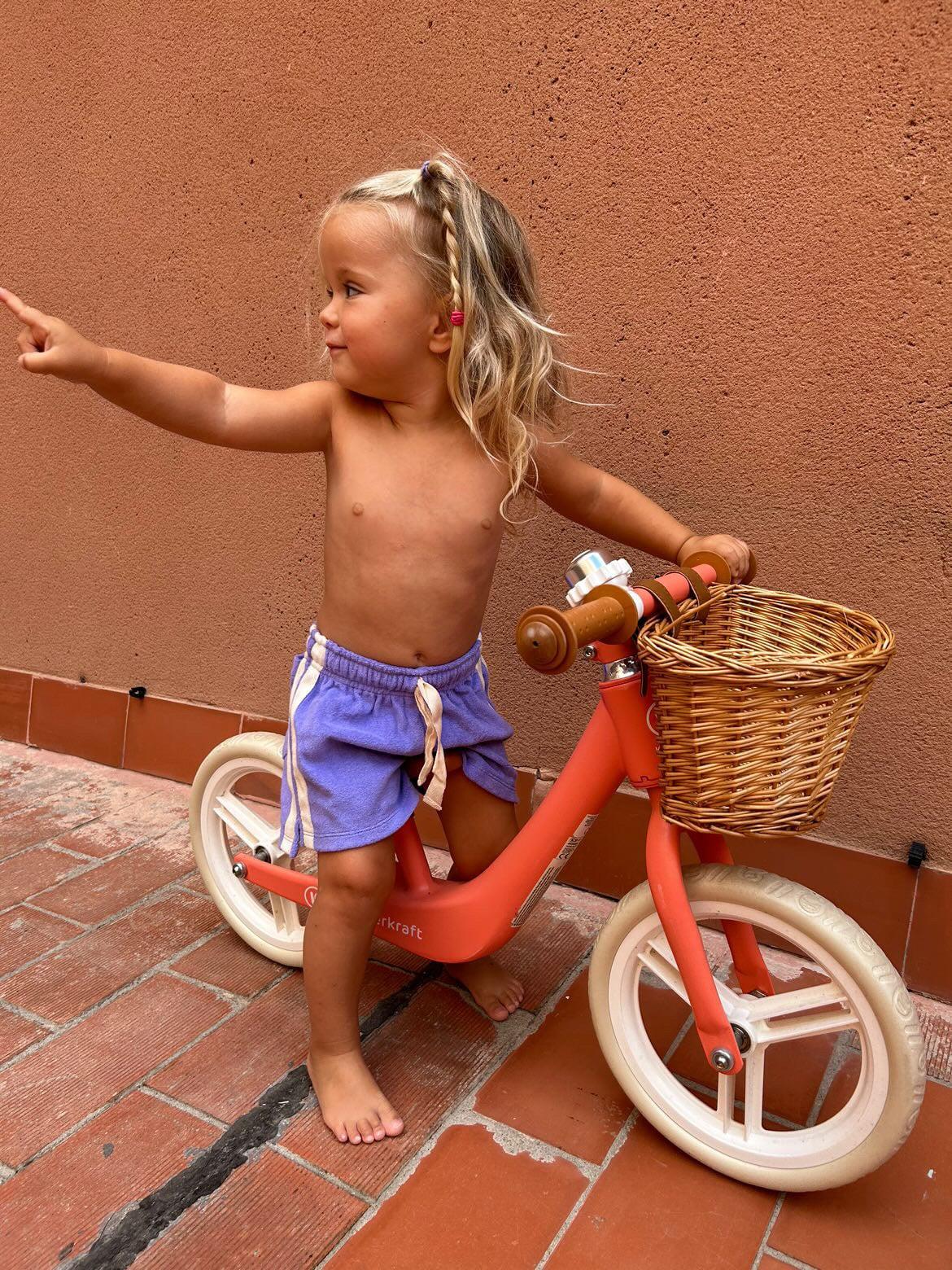 Mini Terry Towelling Shorts in Lavender - Atmosea