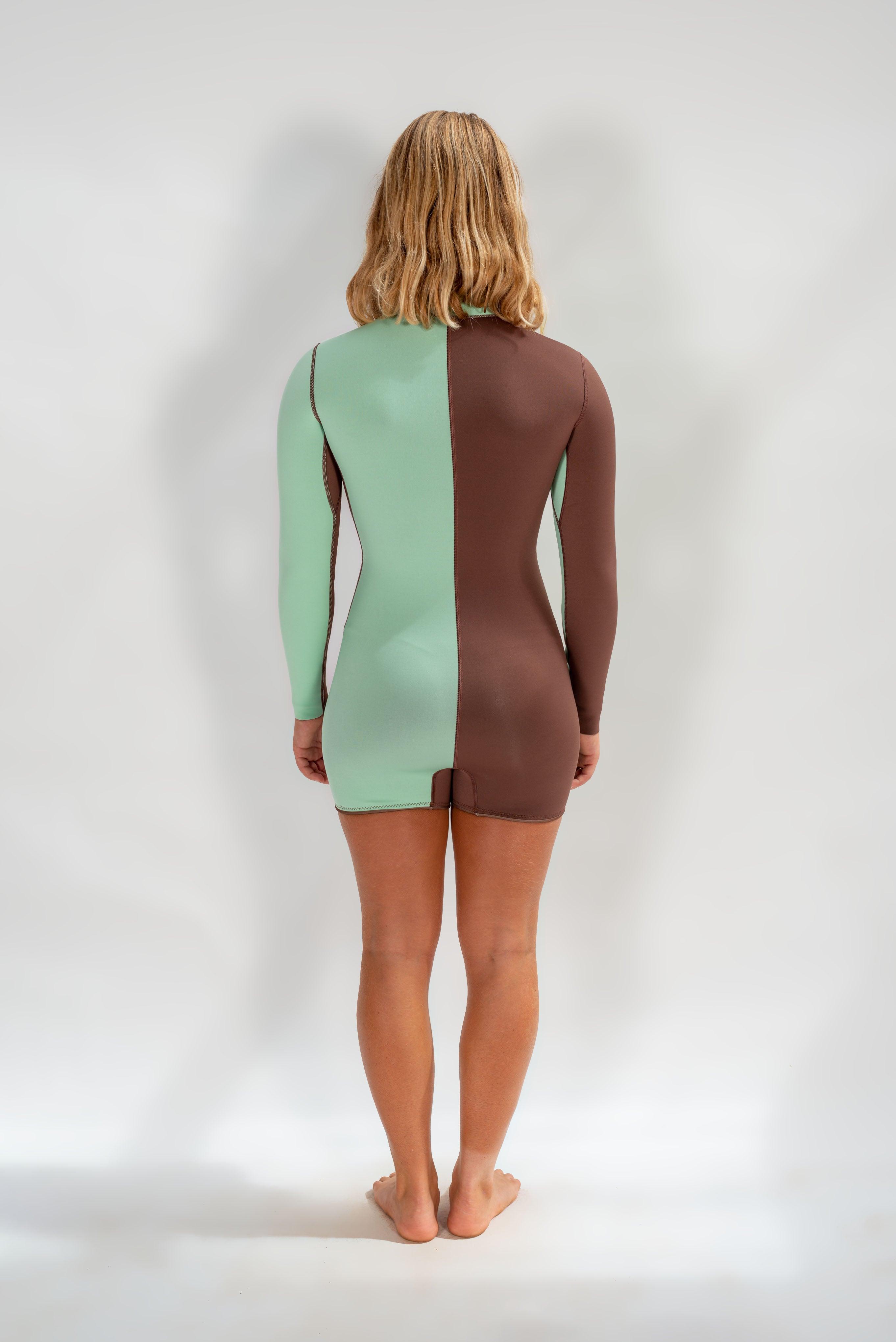 Mint Slice Spring Suit Front Zip - Atmosea