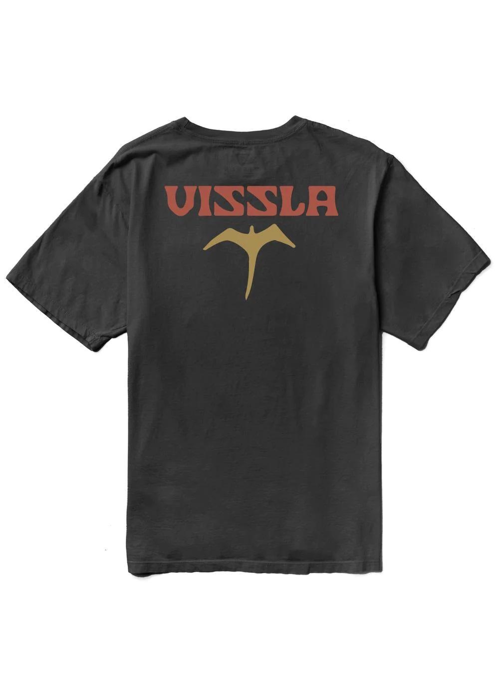 Miyashiro I'iwi Bird Ss Organic Pkt Tee - Black