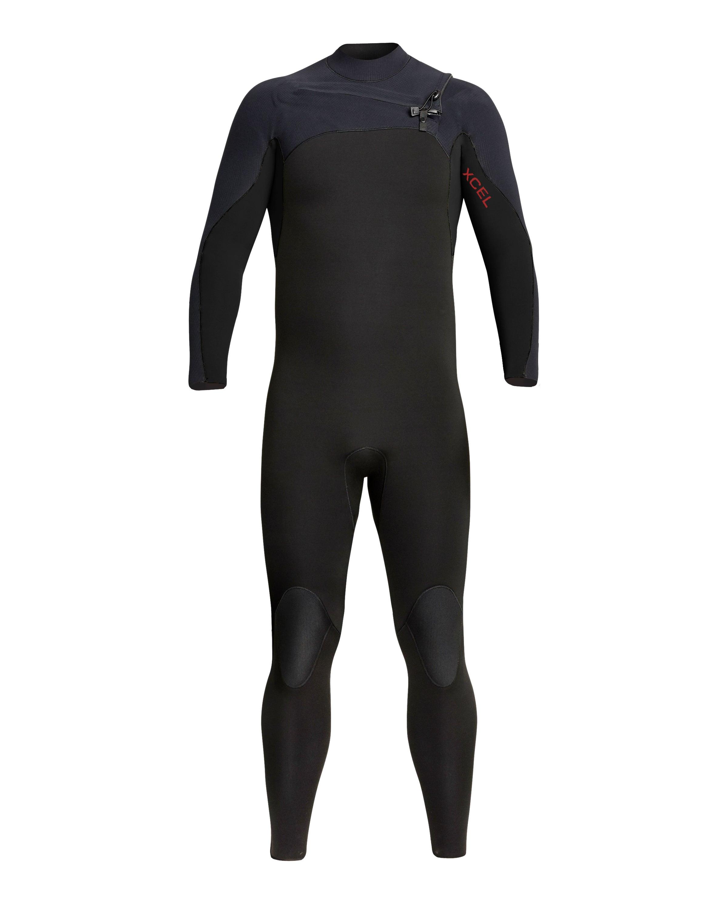 MENS PHOENIX 3/2MM STEAMER WETSUIT BLACK
