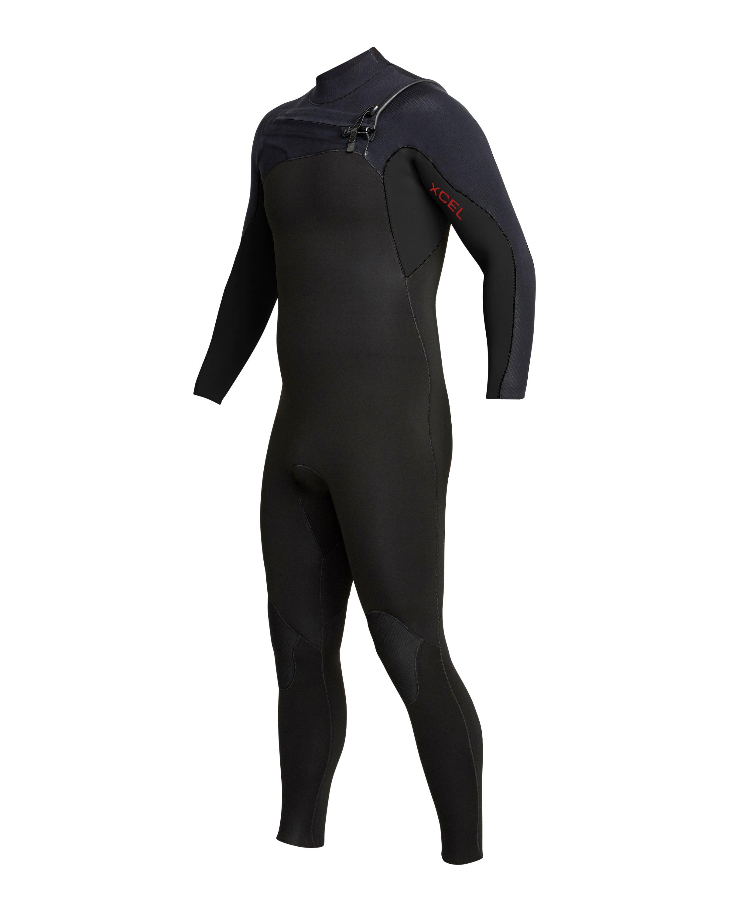 MENS PHOENIX 3/2MM STEAMER WETSUIT BLACK