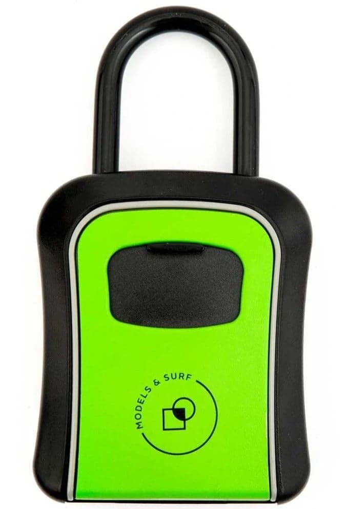 Models & Surf Surf padLock Green front