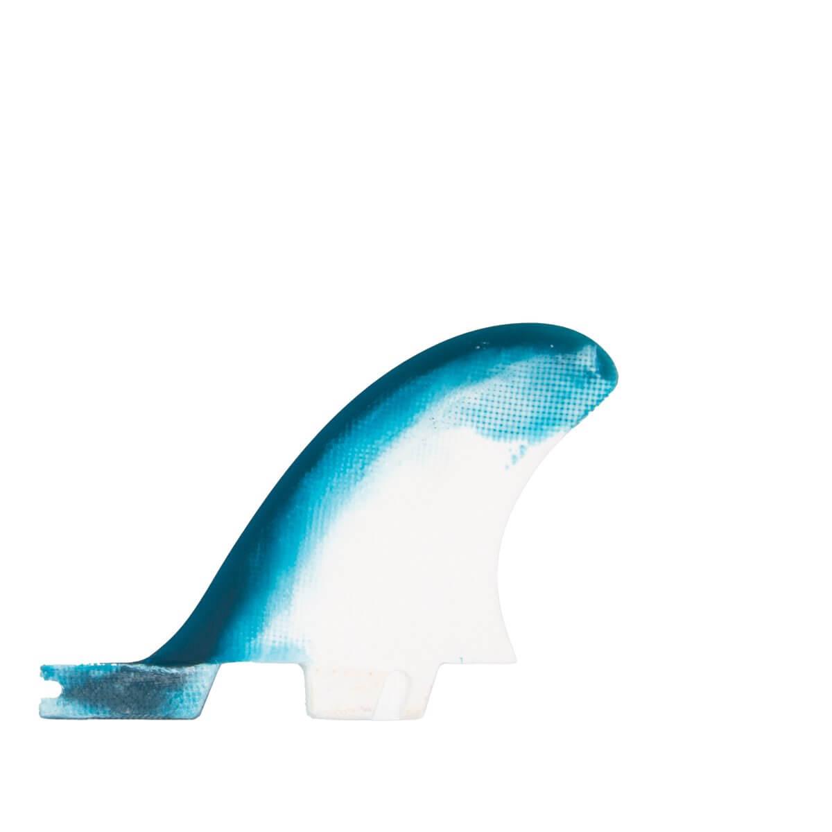 FCS II Mark Richards PC Twin + Stabiliser Fins -Dusty Blue 2