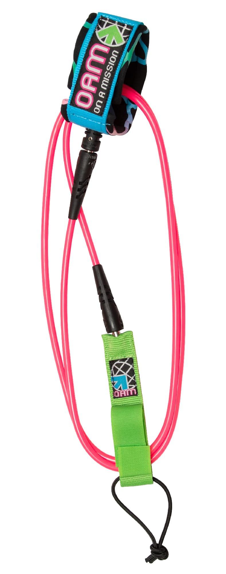 6ft Regular Leash - Pink Giraffe