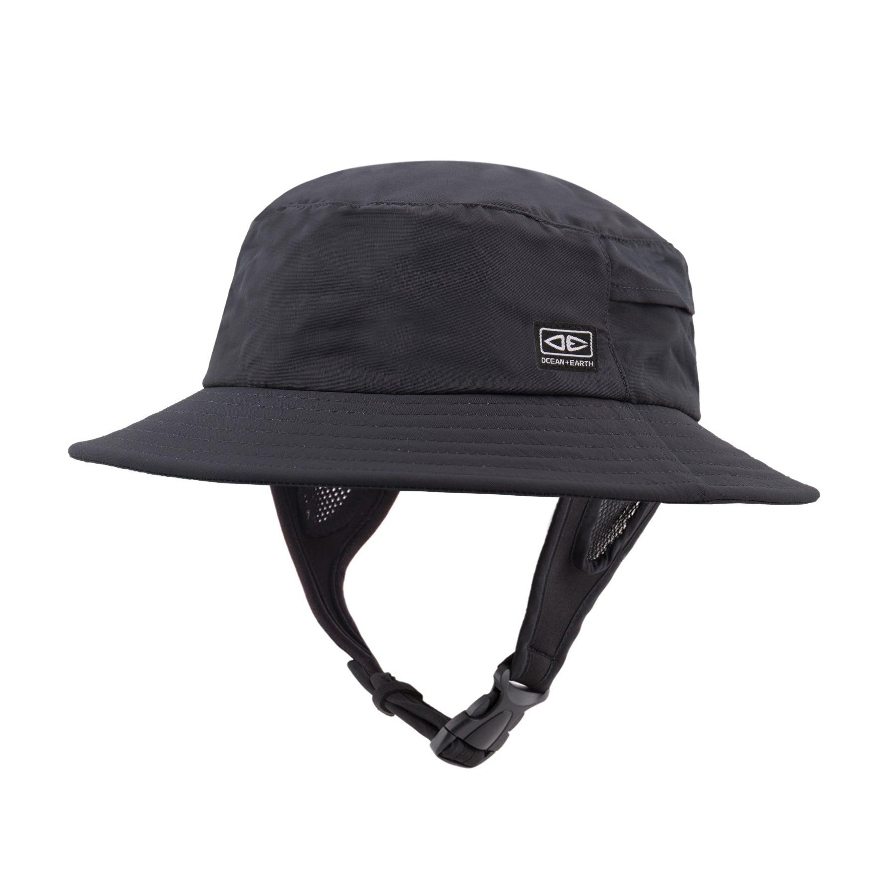 Ocean and Earth Bingin Soft Peak Surf Hat - Black