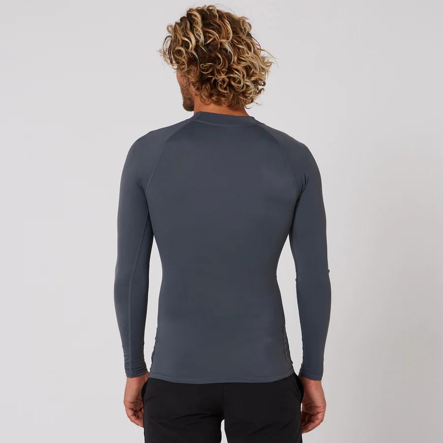 Ocean and Earth Rib Guard Padded Long Sleeve Vest - Charcoal