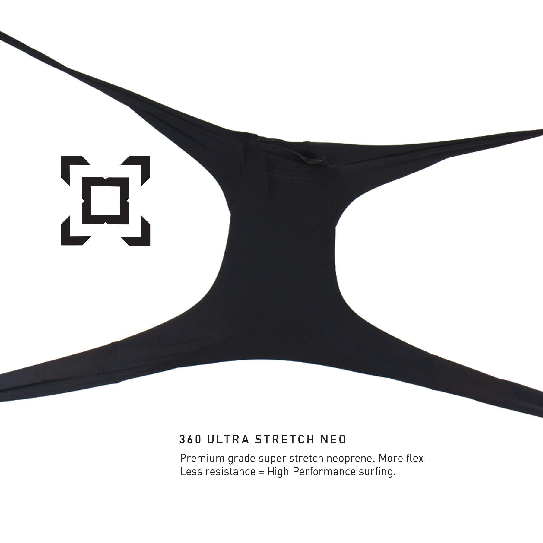 Double Black Short Sleeve Vest - 1.5mm