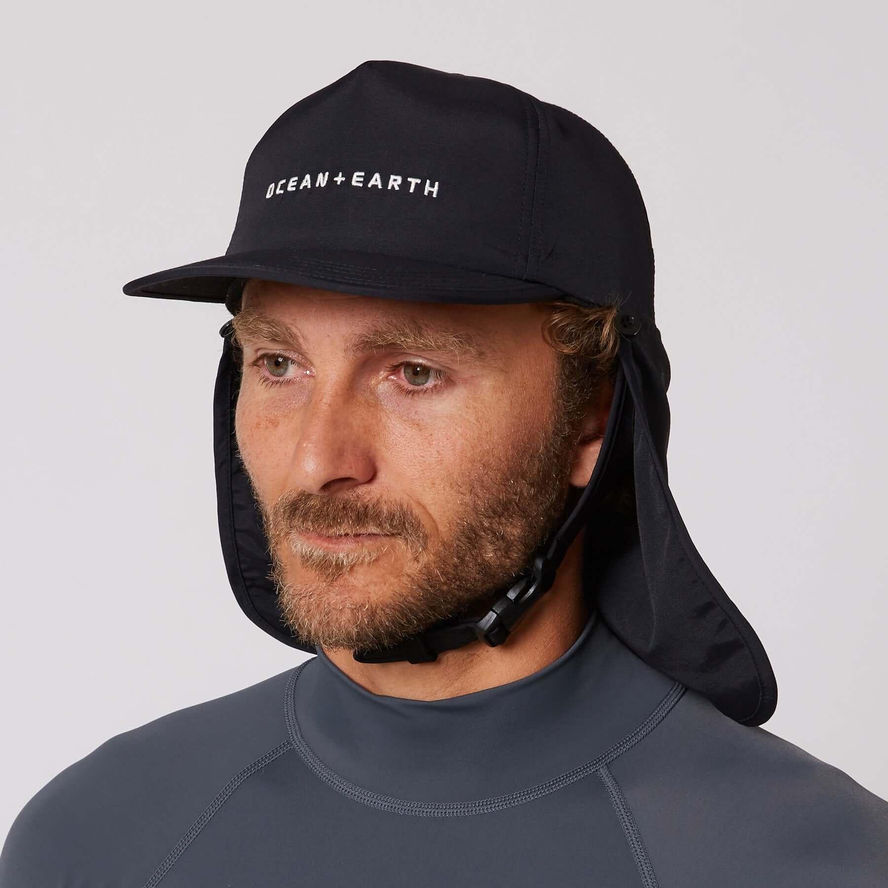 Ocean and Earth Bingin Strap Back Surf Cap - Black