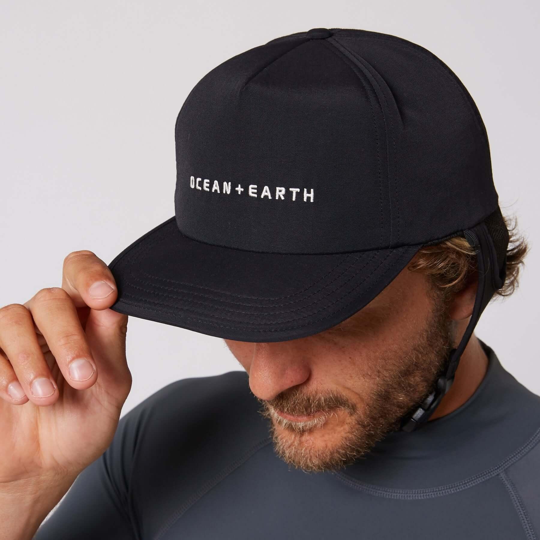 Ocean and Earth Bingin Strap Back Surf Cap - Black
