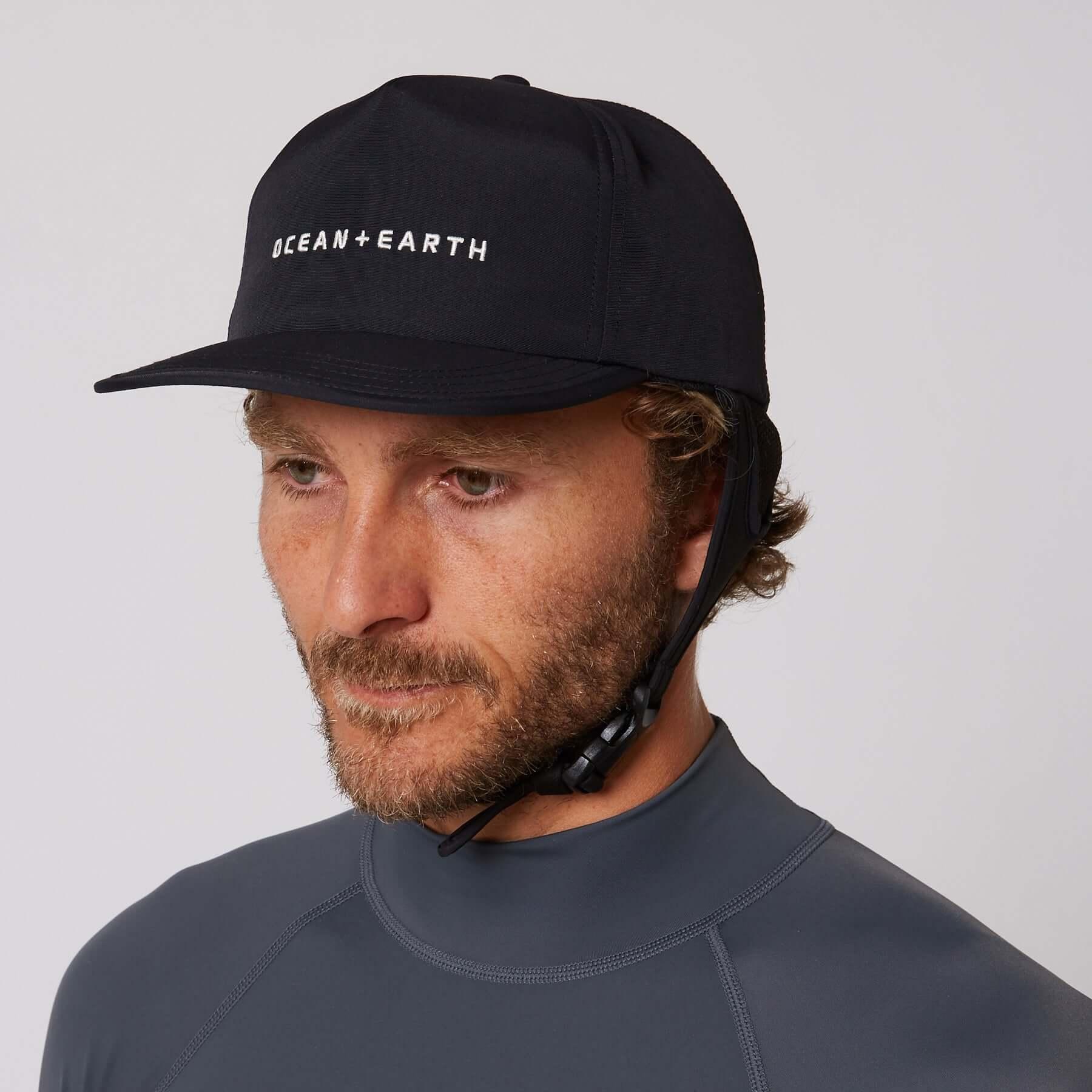 Ocean and Earth Bingin Strap Back Surf Cap - Black