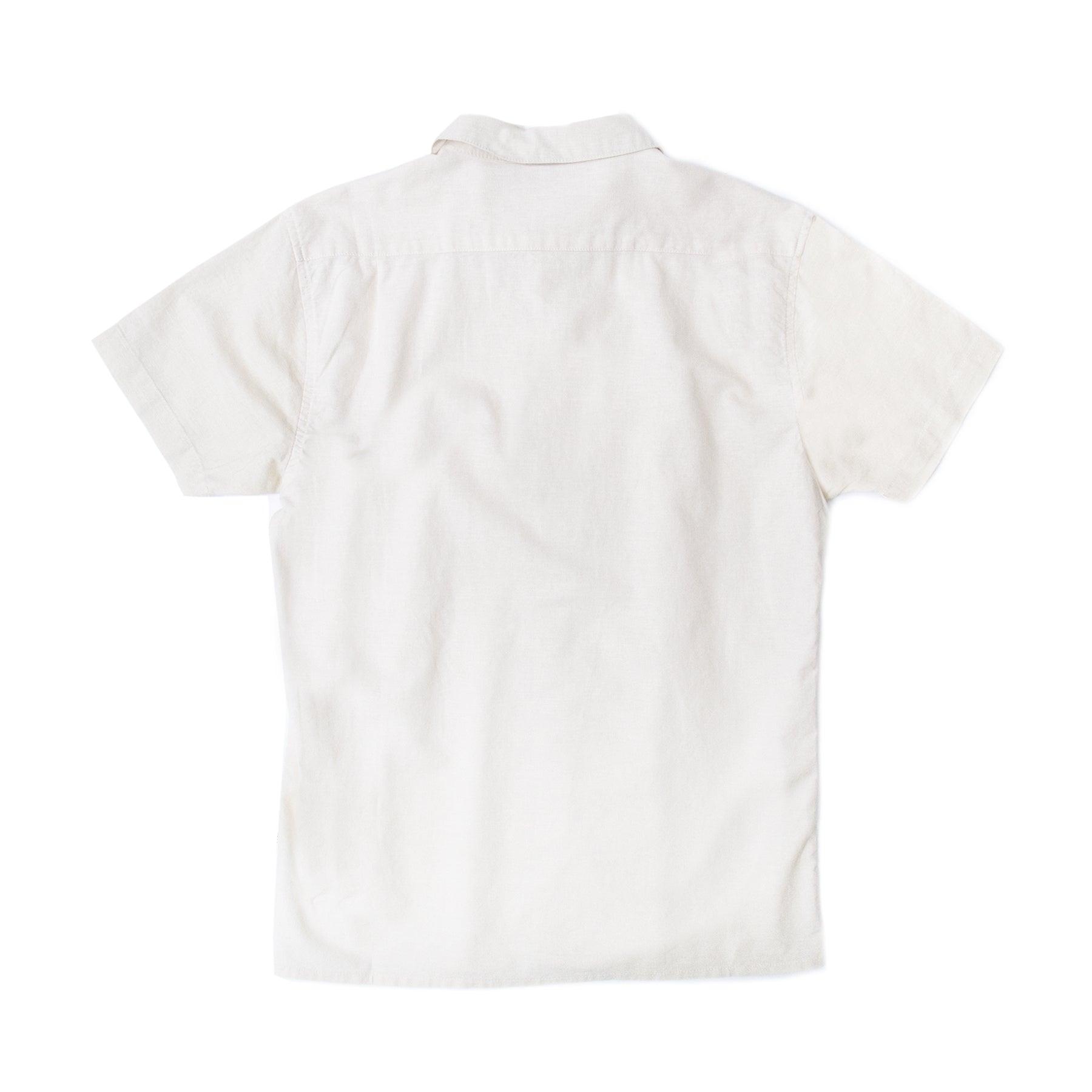 Ocean and Earth Linen SS Shirt - Off White - Back