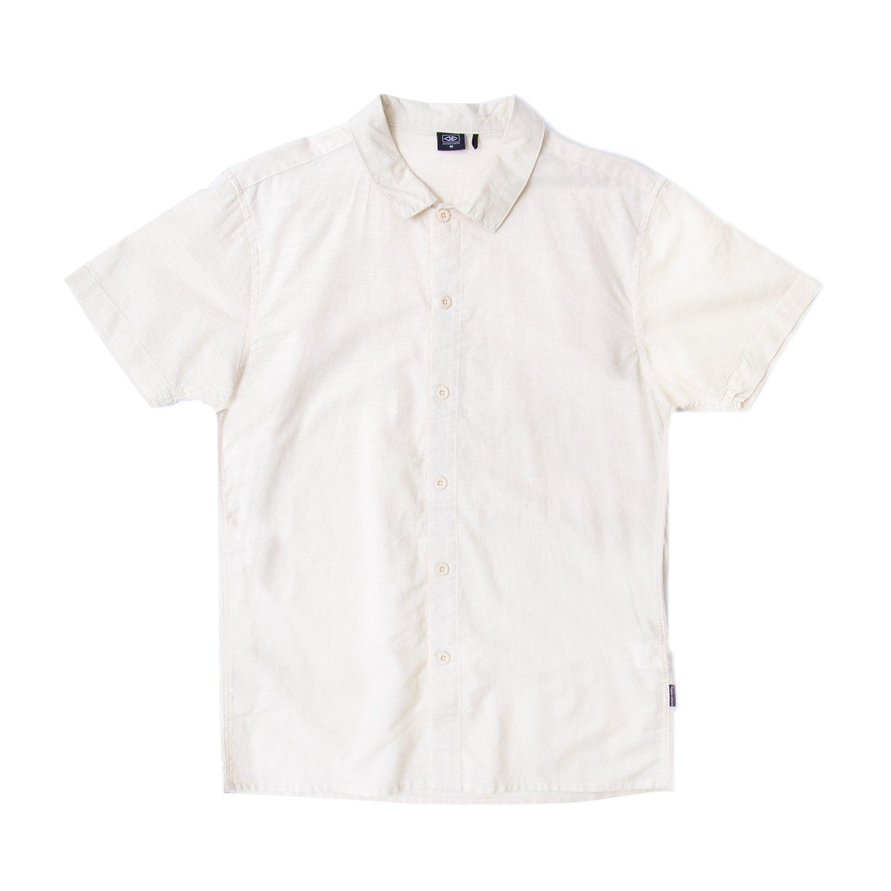 Ocean and Earth Linen SS Shirt - Off White -