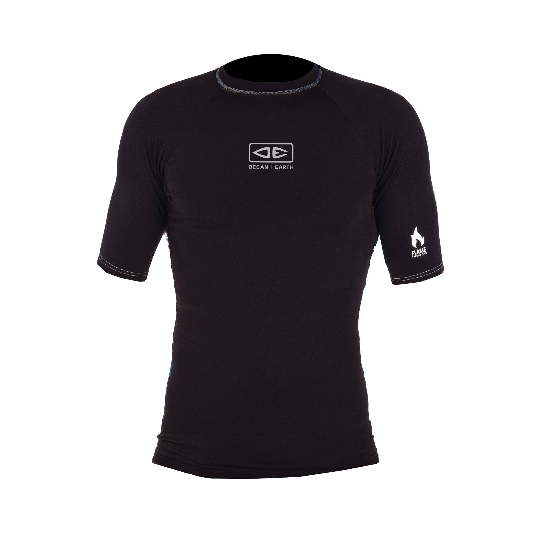 Mens Flame Short Sleeve Thermo Skin