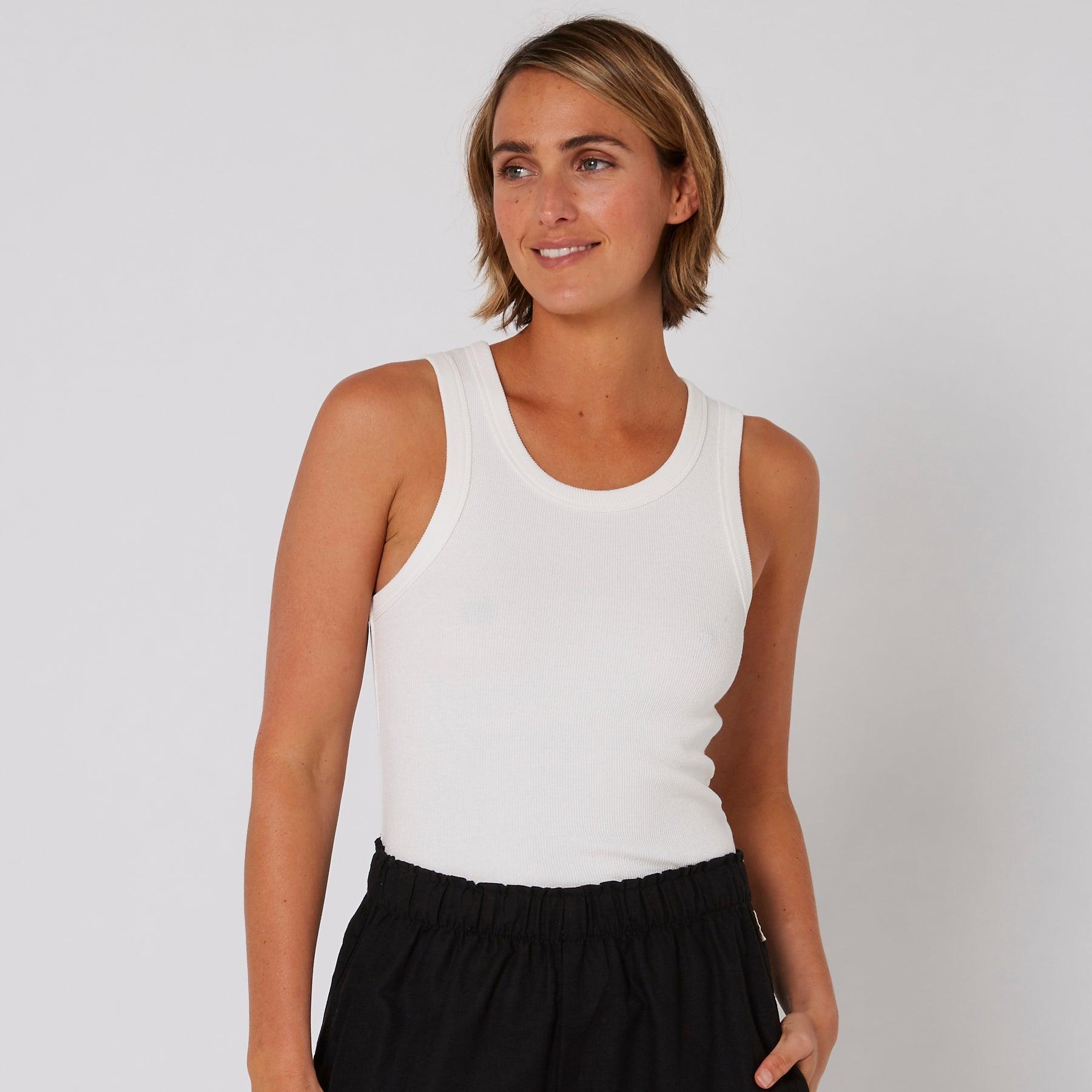 Rib Tank - White